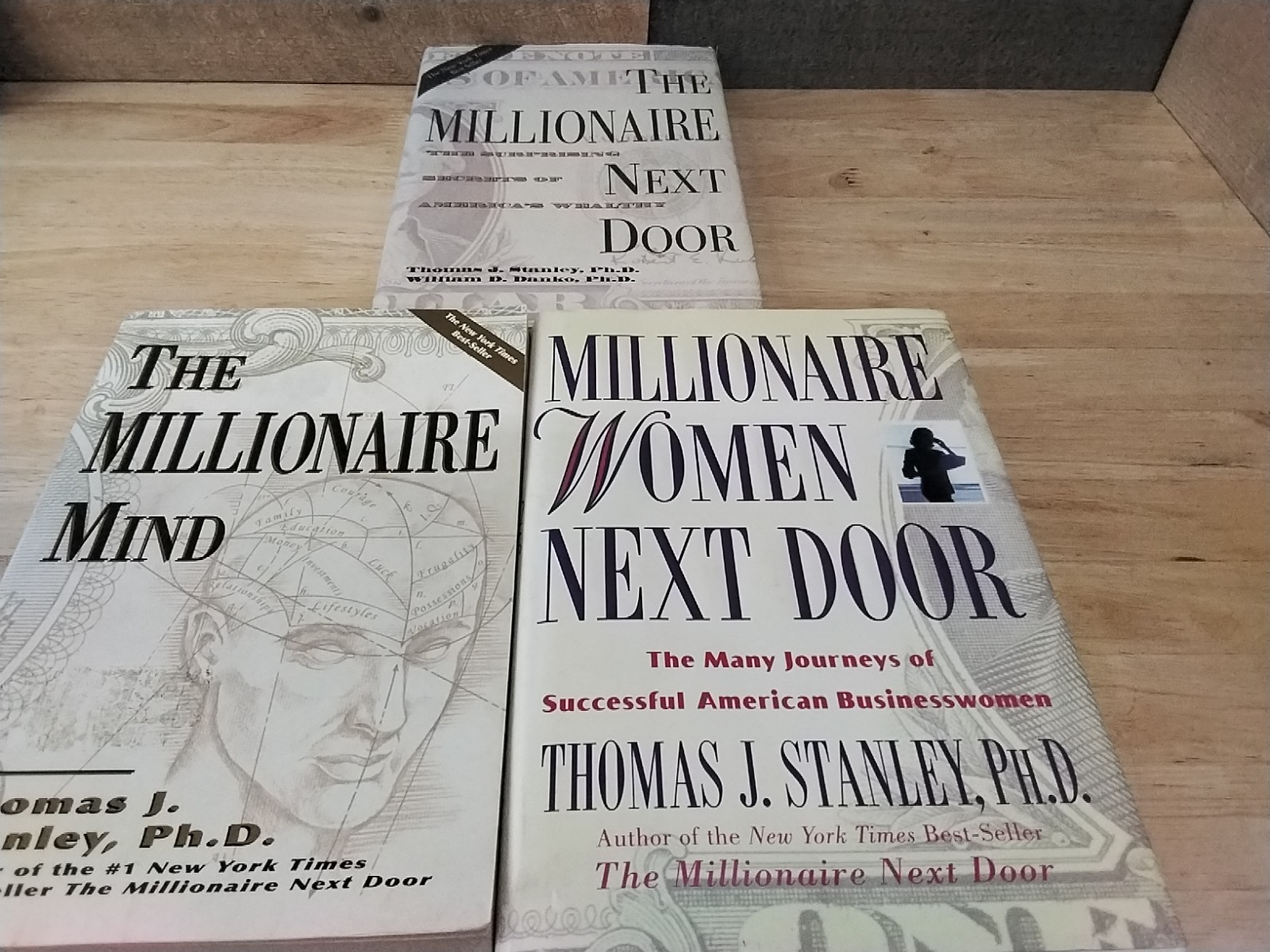 Lot Of 3 Millionaire Next Door Thomas J. Stanley Women Mind