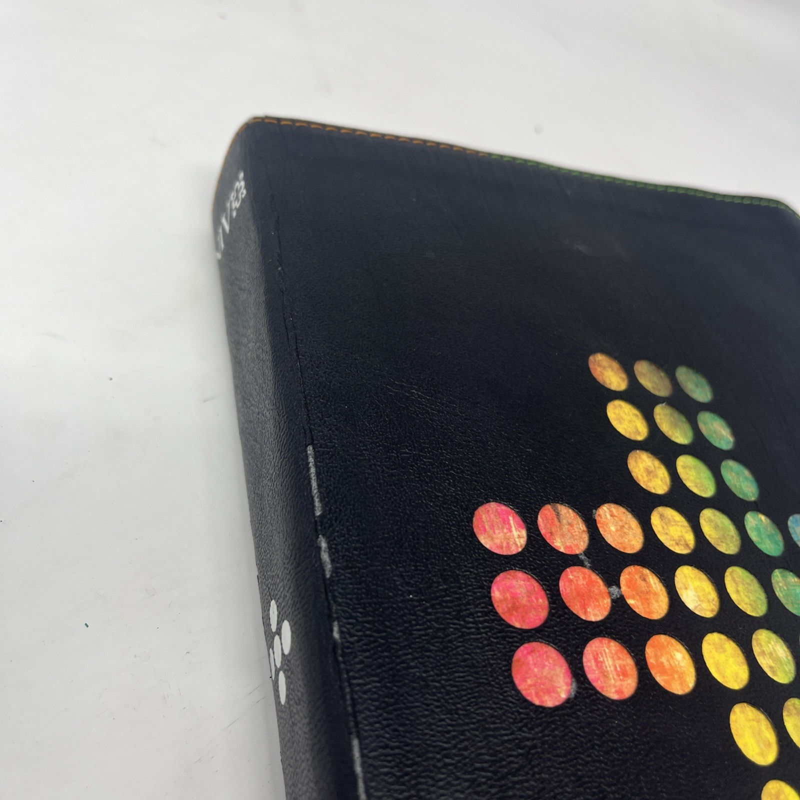 Holman Rainbow Study Bible NIV Edition: LeatherTouch Pierced Cross 2015