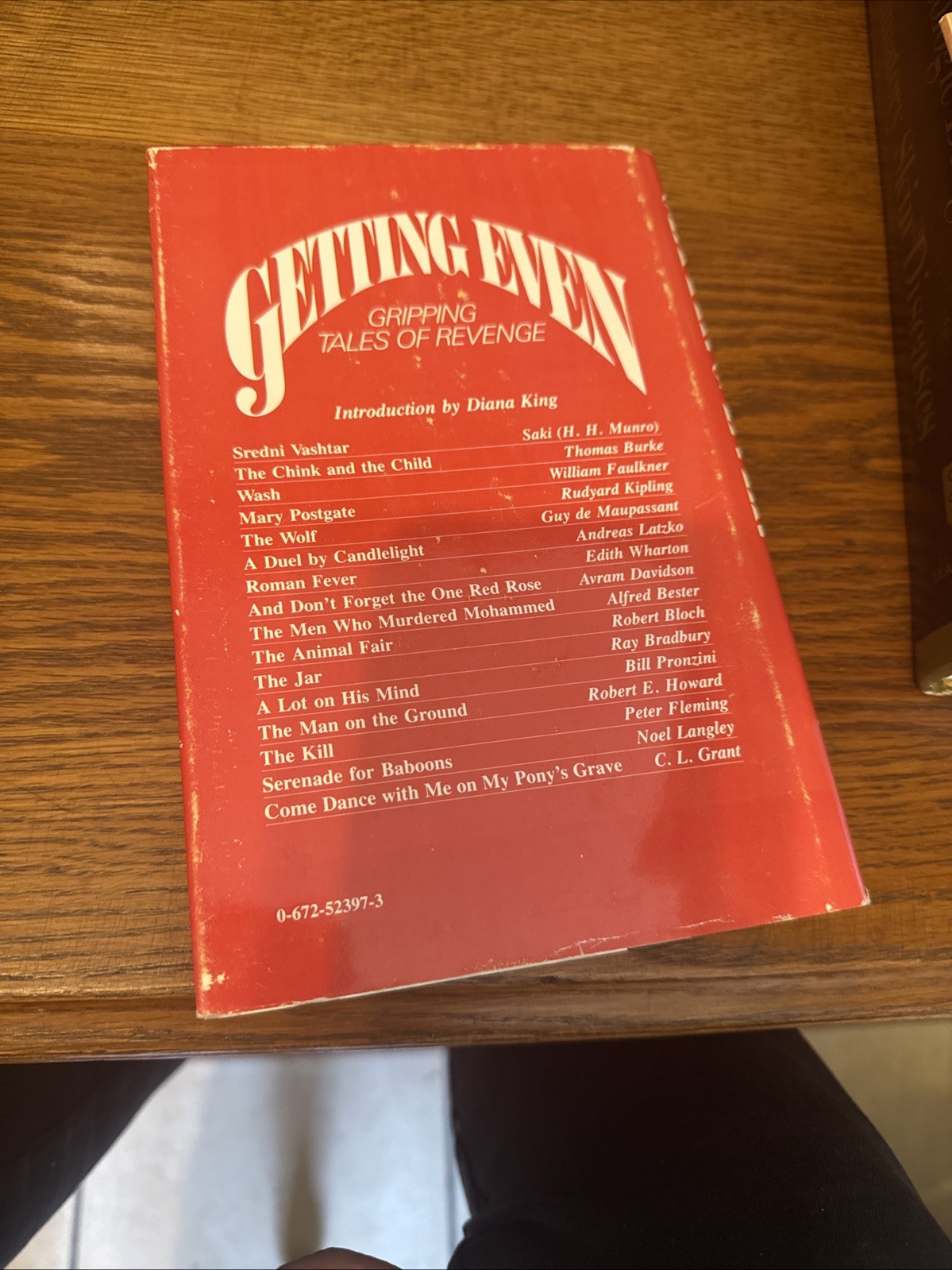 Getting Even, Diana King 1978 HC/DJ 1st/1st (Bobbs-Merrill) Tales of Revenge