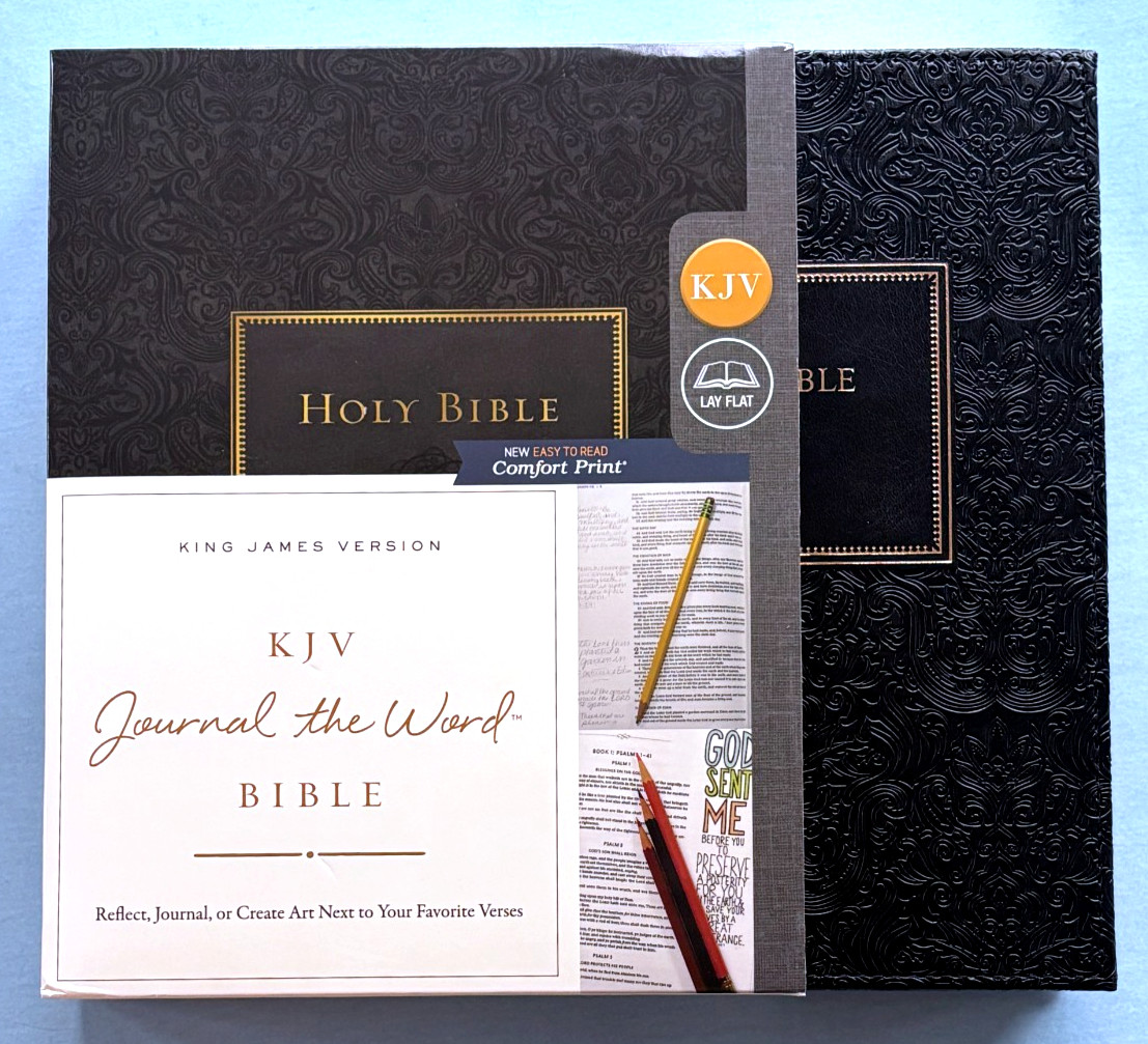 Holy Bible : King James Version, Black, Journal the Word Bible, Red Letter Ed…
