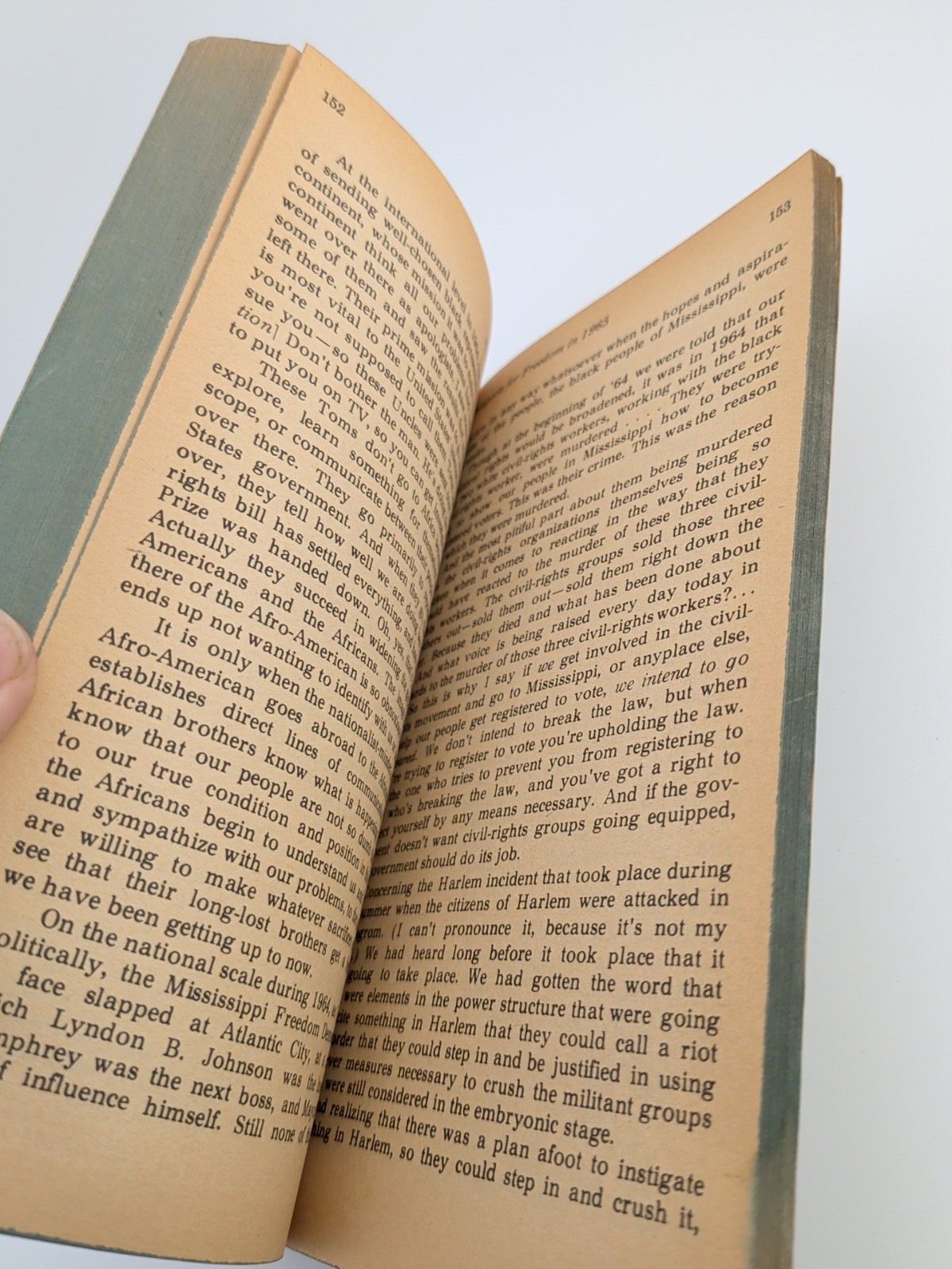 1st Edition / 1st Printing – 1966 MALCOLM X SPEAKS by Evergreen Black Cat – RARE