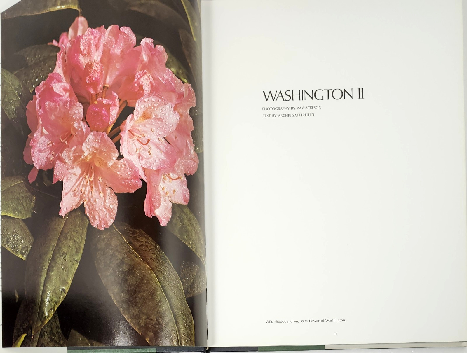 Two Vols: Washington & Washington II–VTG Photography & History by Ray Atkeson