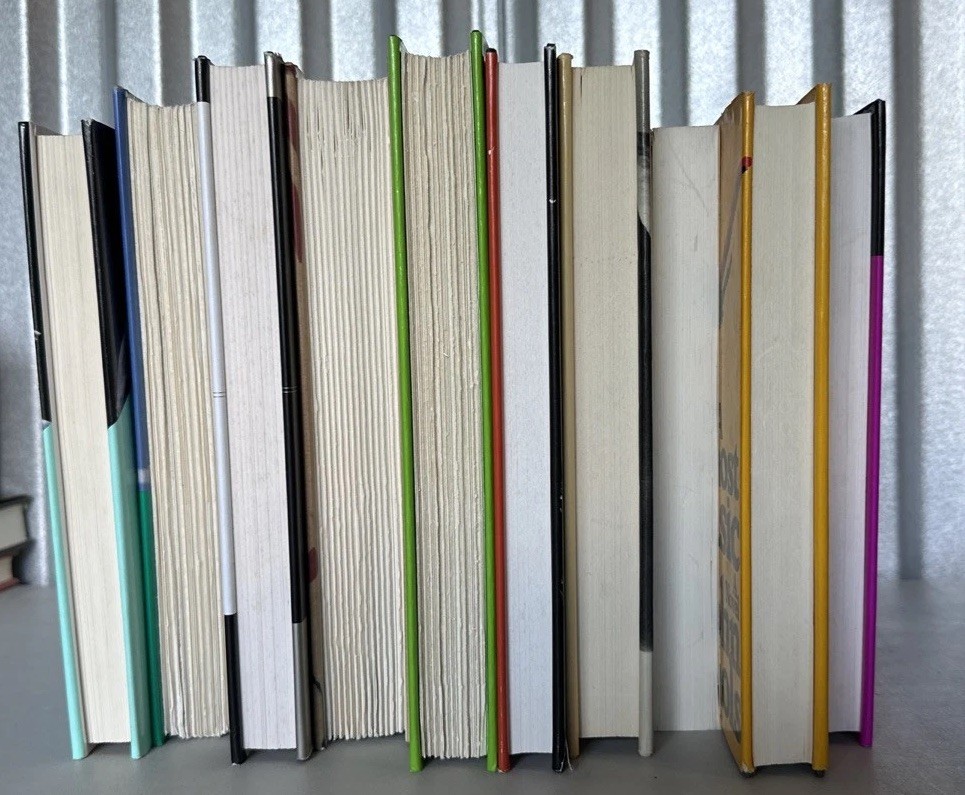 Lot Of 10 Novels Mixed Authors, Genres And Titles Hardcover PB Dust Jacket Books