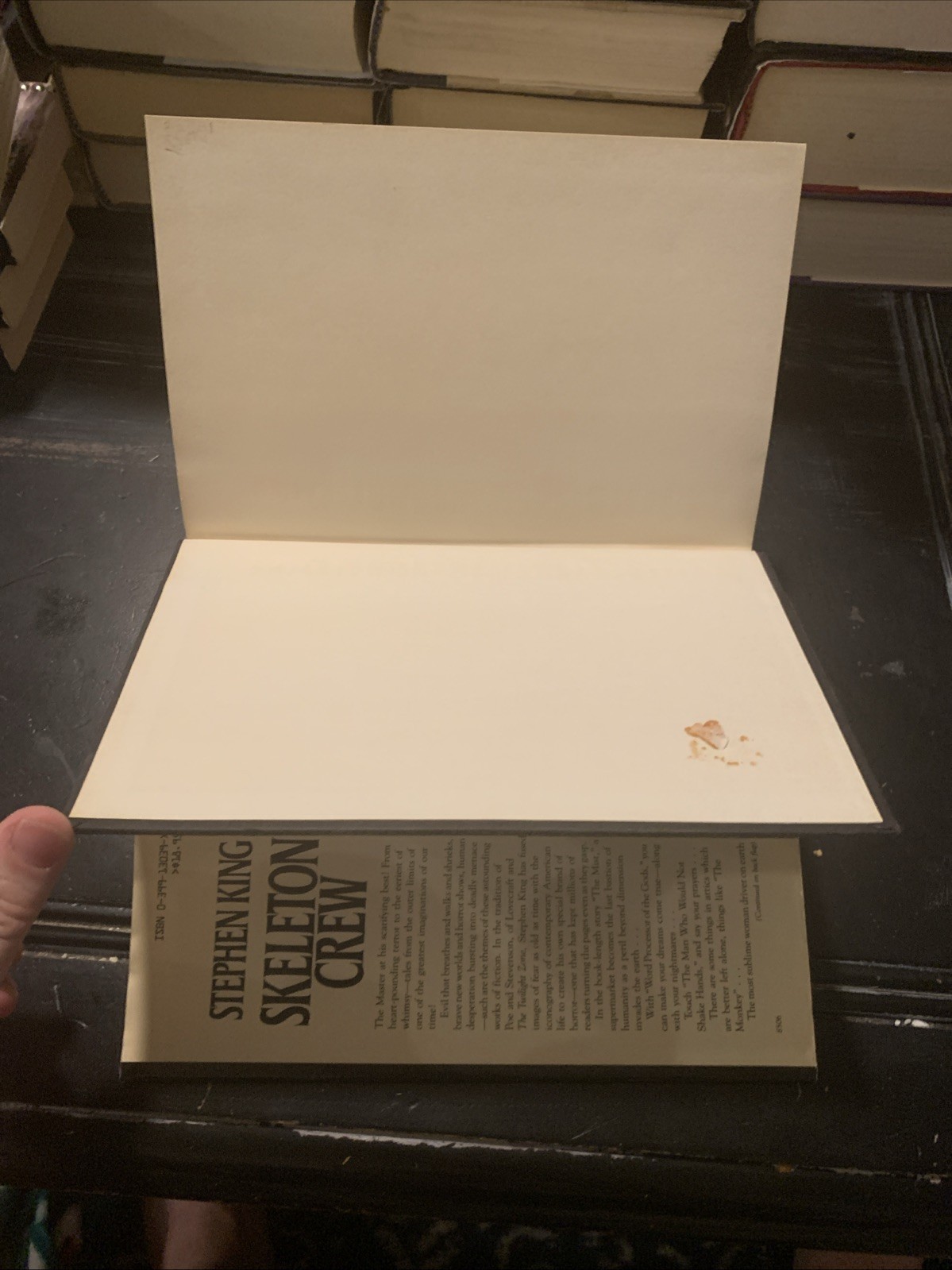 Skeleton Crew by Stephen King (1985, Hardcover) Gutter Code HB1R