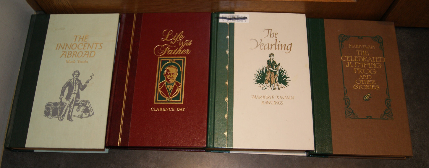 4 Worlds Best Reading Readers Digest Classsic Books Mark Twain, Clarence Day