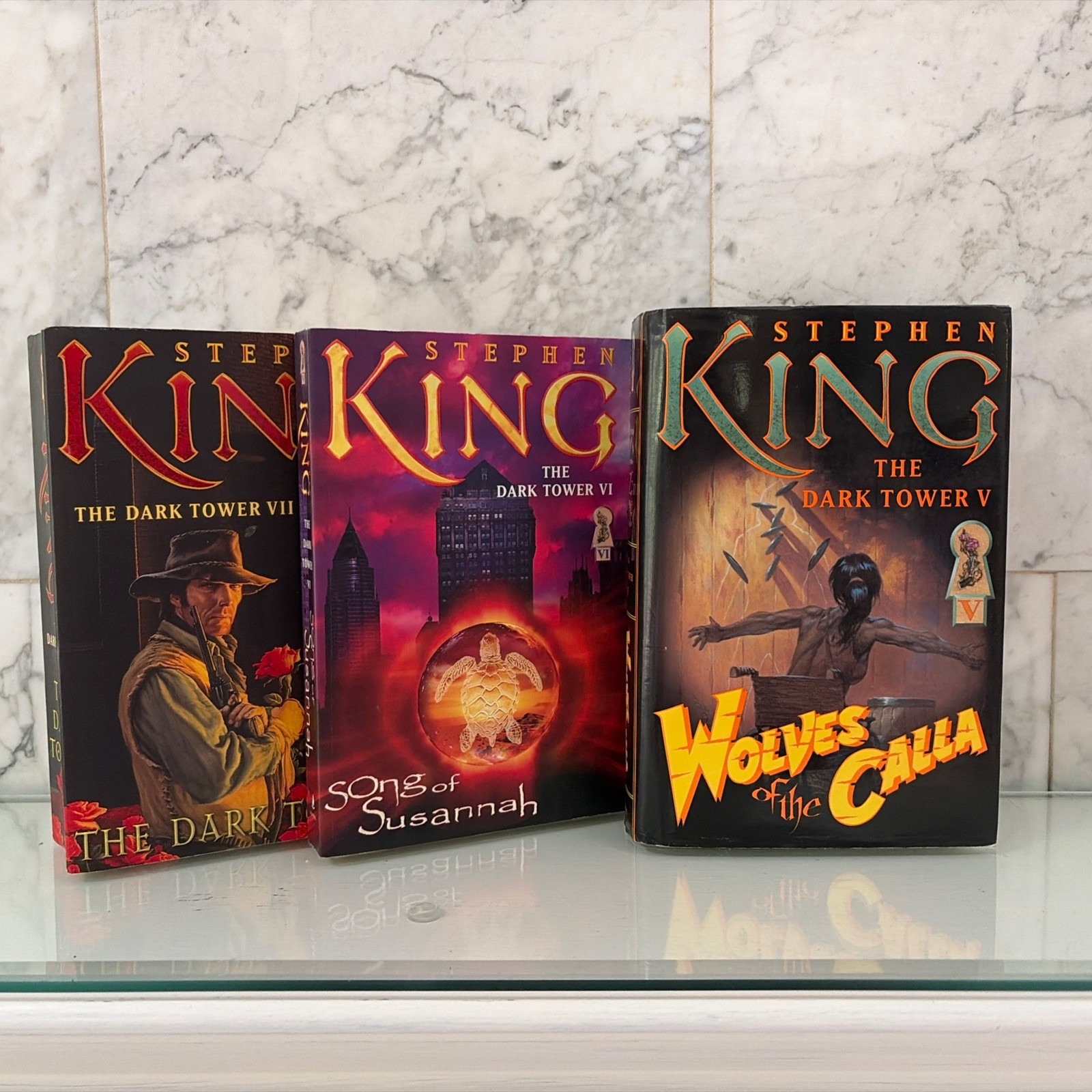 The Dark Tower Near Complete Set 5,6,7 Series Stephen King ! 1st Ed VF, LB16