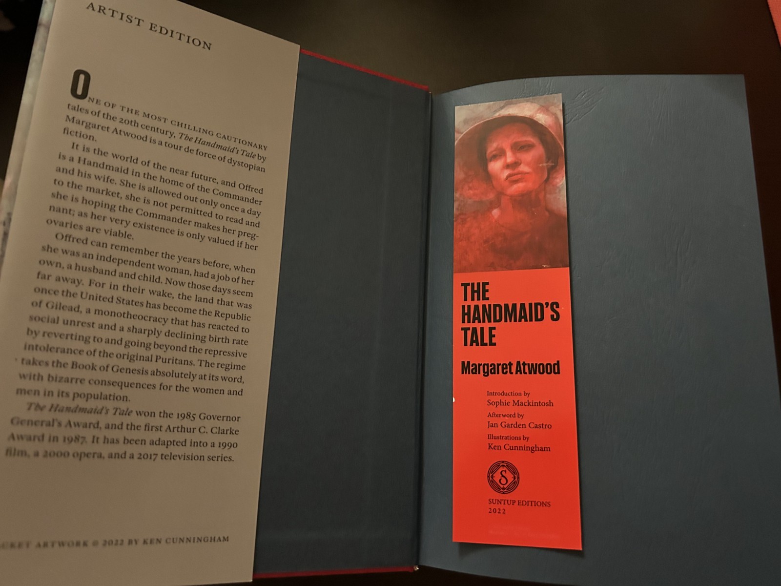HANDMAID’S TALE by Margaret Atwood SUNTUP Artist SIGNED Edition LIMITED to 1000