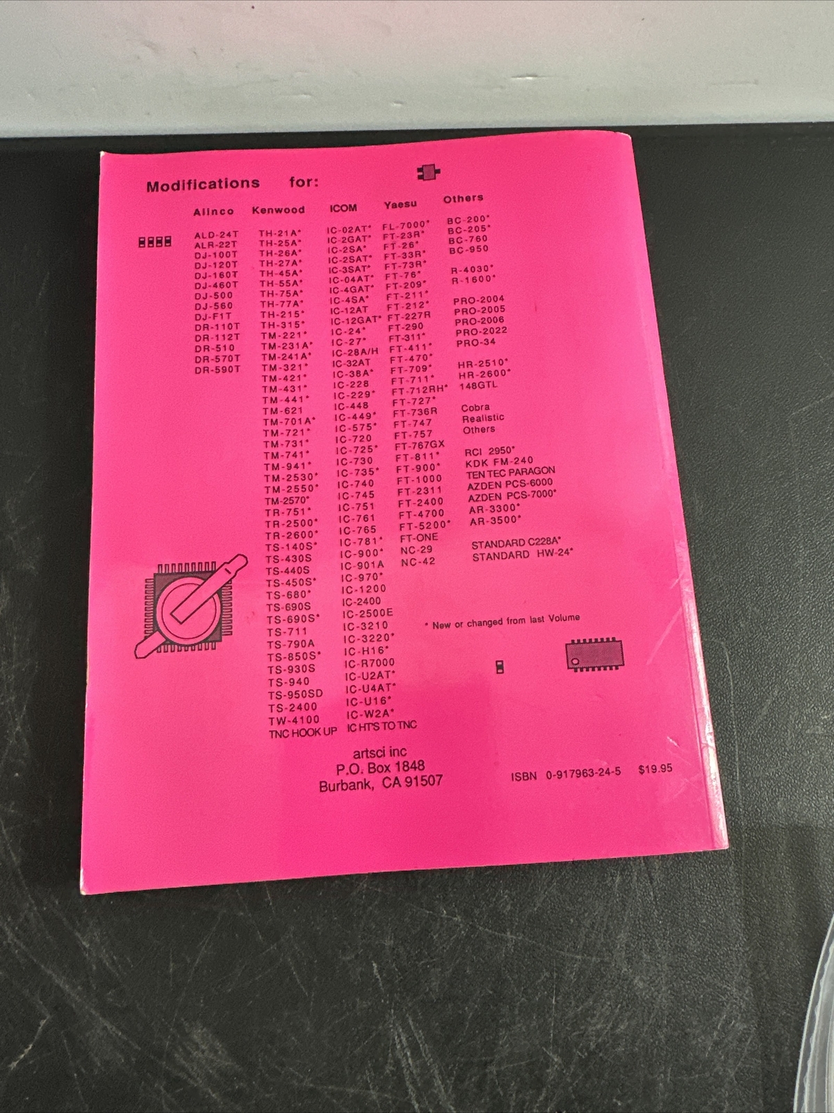 Radio/Tech Modifications #4 For Alinco ICOM Kenwood Yaesu CB’s Scanners Book