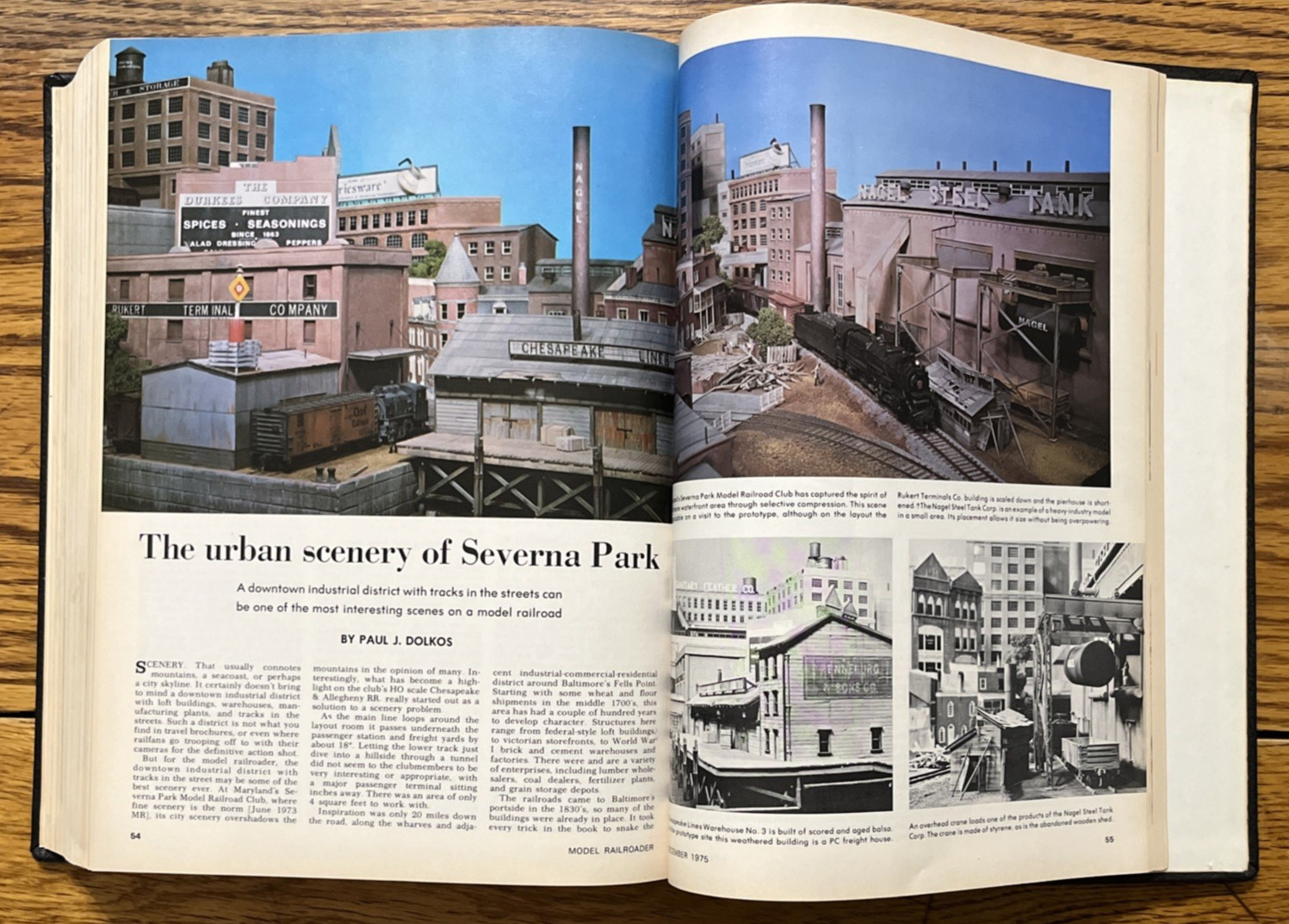 Model Railroader Bound Vol. 42 Complete Year 1975 *NICE!!