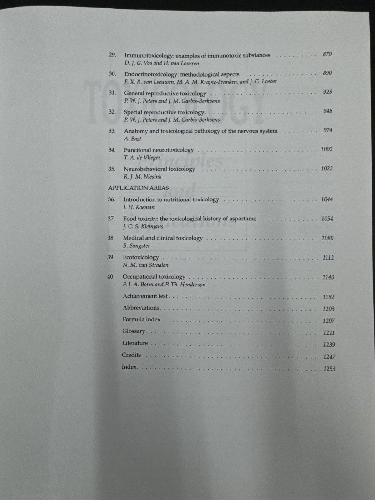 Toxicology Principles & Applications by Niesink, Vries, Hollinger Hardback 1996