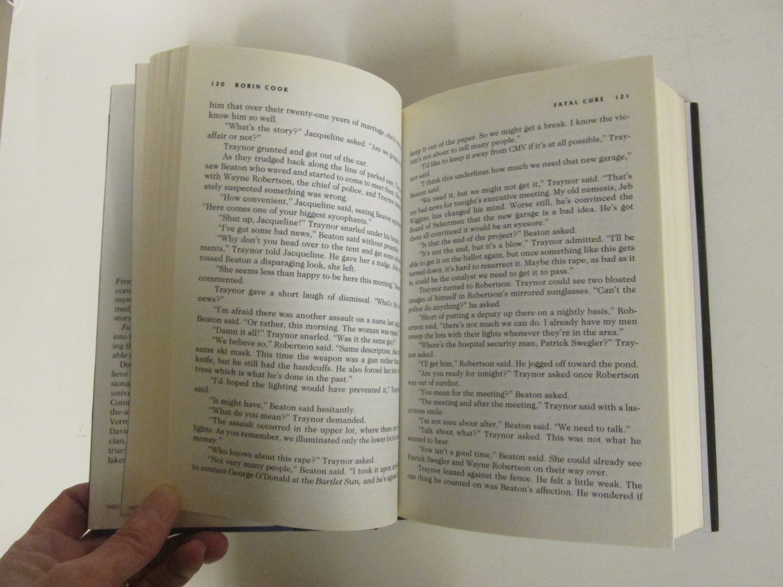 FATAL CURE Robin Cook 1st Edition Hardcover Book