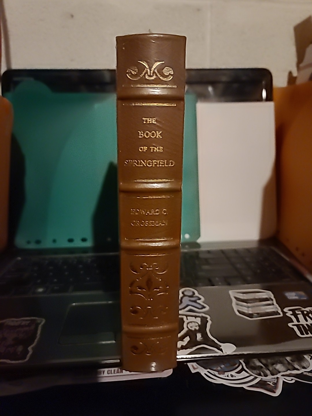 The Book of the Springfield by Edward C Crossman 1997 Leather Bound Special Ed.