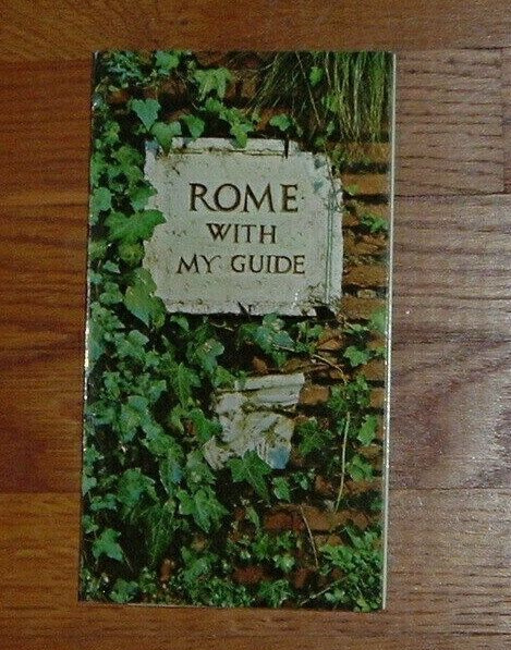 REDUCED: Vintage Guide Book, Rome with My Guide, 1970, 135 pages