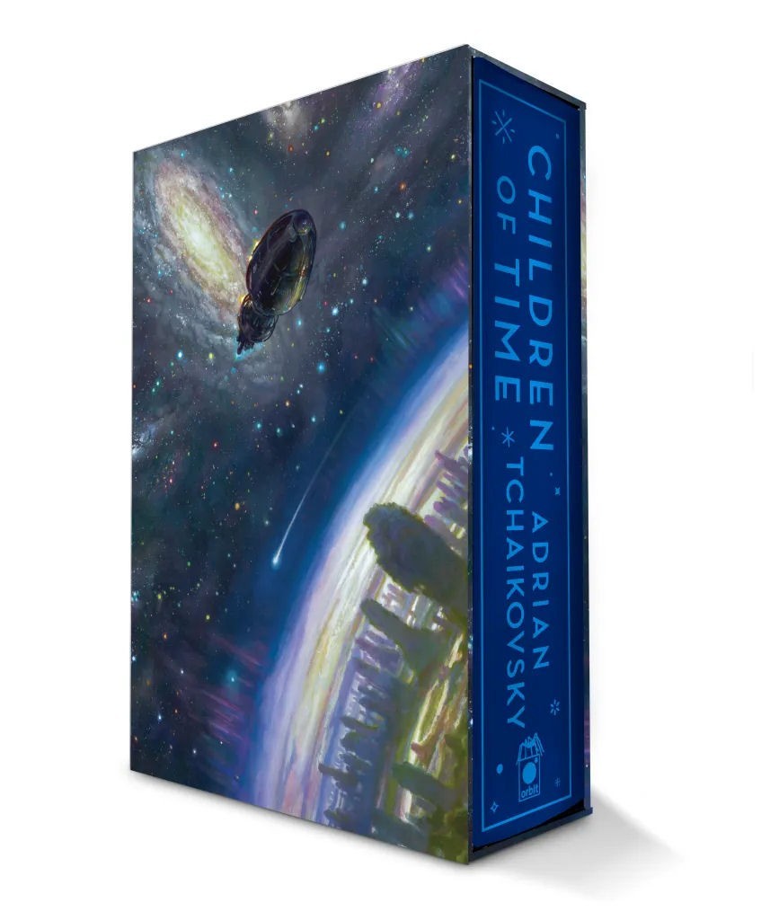 Children of Time Adrian Tchaikovsky Orbit Gold Special Edition Signed Hardcover