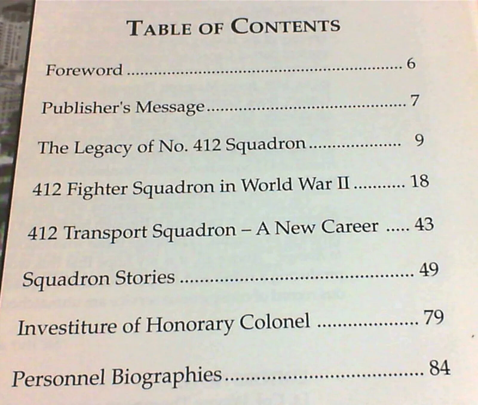 412 (Transport) Squadron RCAF 1936-1995 (412e Escadron de Transport) New HC Book