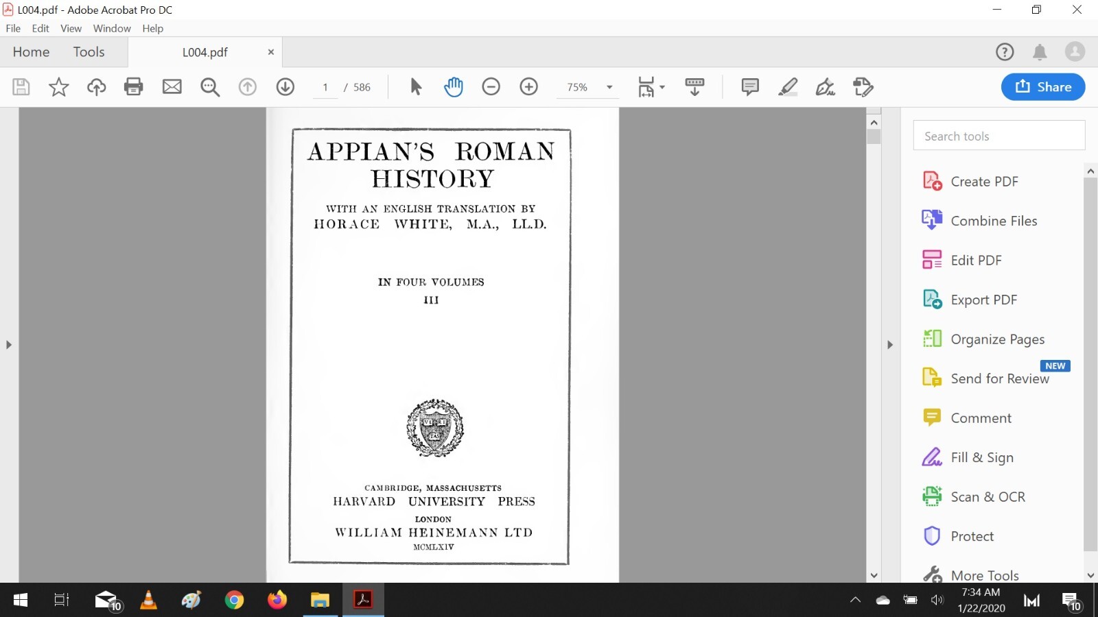 Loeb Collection on Disc – 275 Digital Books – Classical Library Portable Lot Set