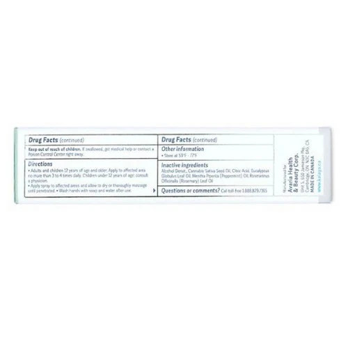 Pain Relief Spray 2 Oz by Kalaya