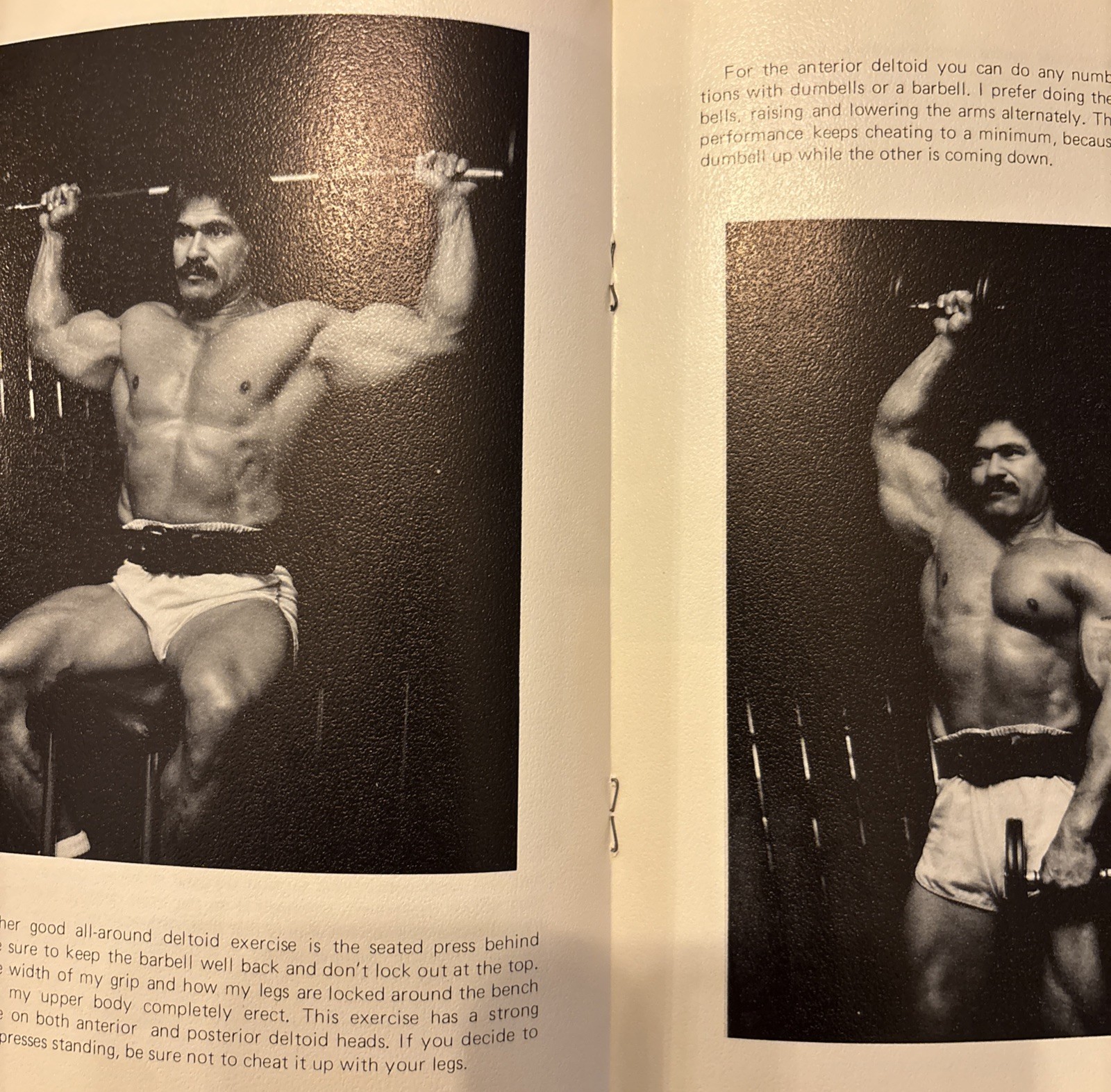 Bodybuilder Ed Corney Shoulders Very Rare Booklet 1978