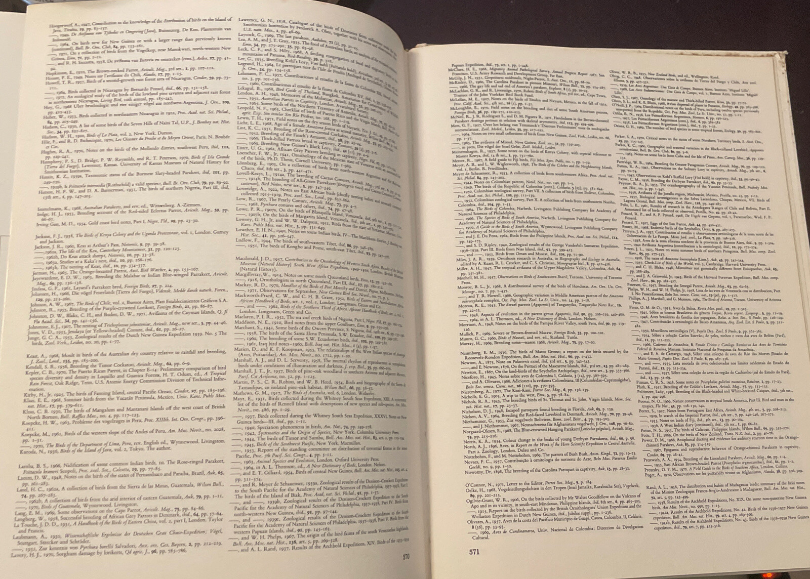 Parrots of the World – Joseph M Forshaw & William T Cooper 1977