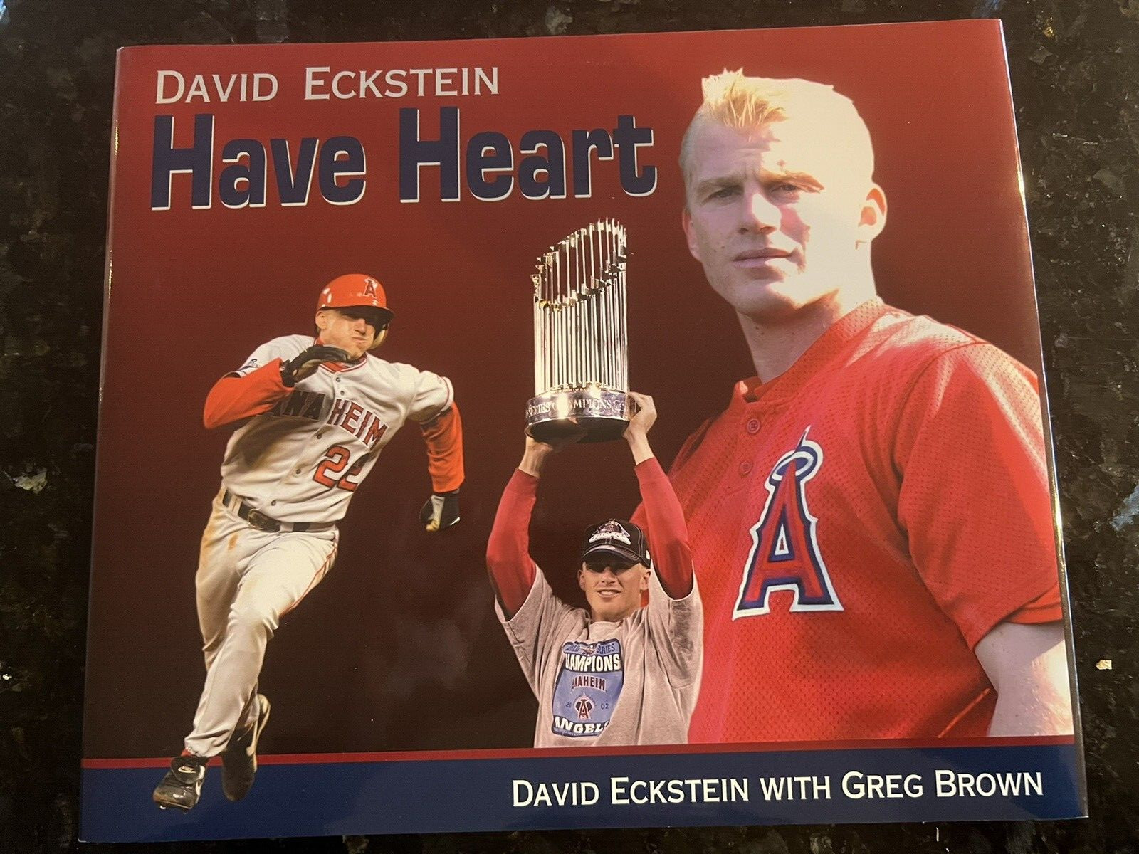 David Eckstein: Have Heart with Greg Brown – Hardcover – SIGNED