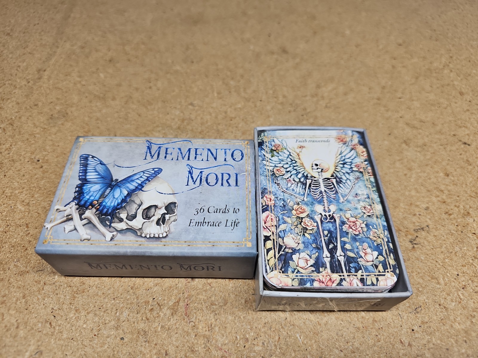 Memento Mori: 36 Mini Affirmation Cards to Embrace Life Red Wheel Weiser Card *i