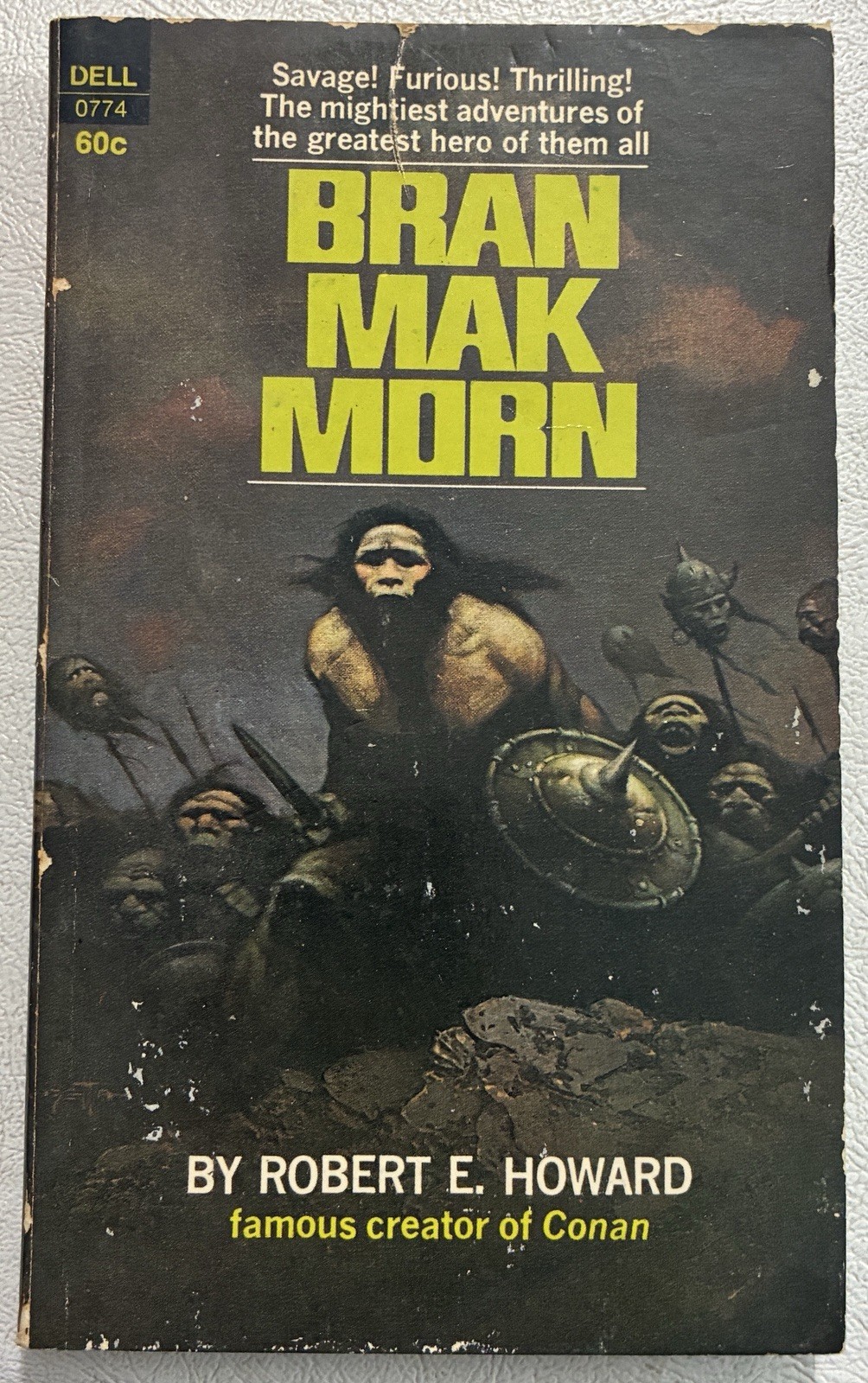 Robert E. Howard “Bran Mak Morn” Dell First Printing 1969 Cover By Frazetta