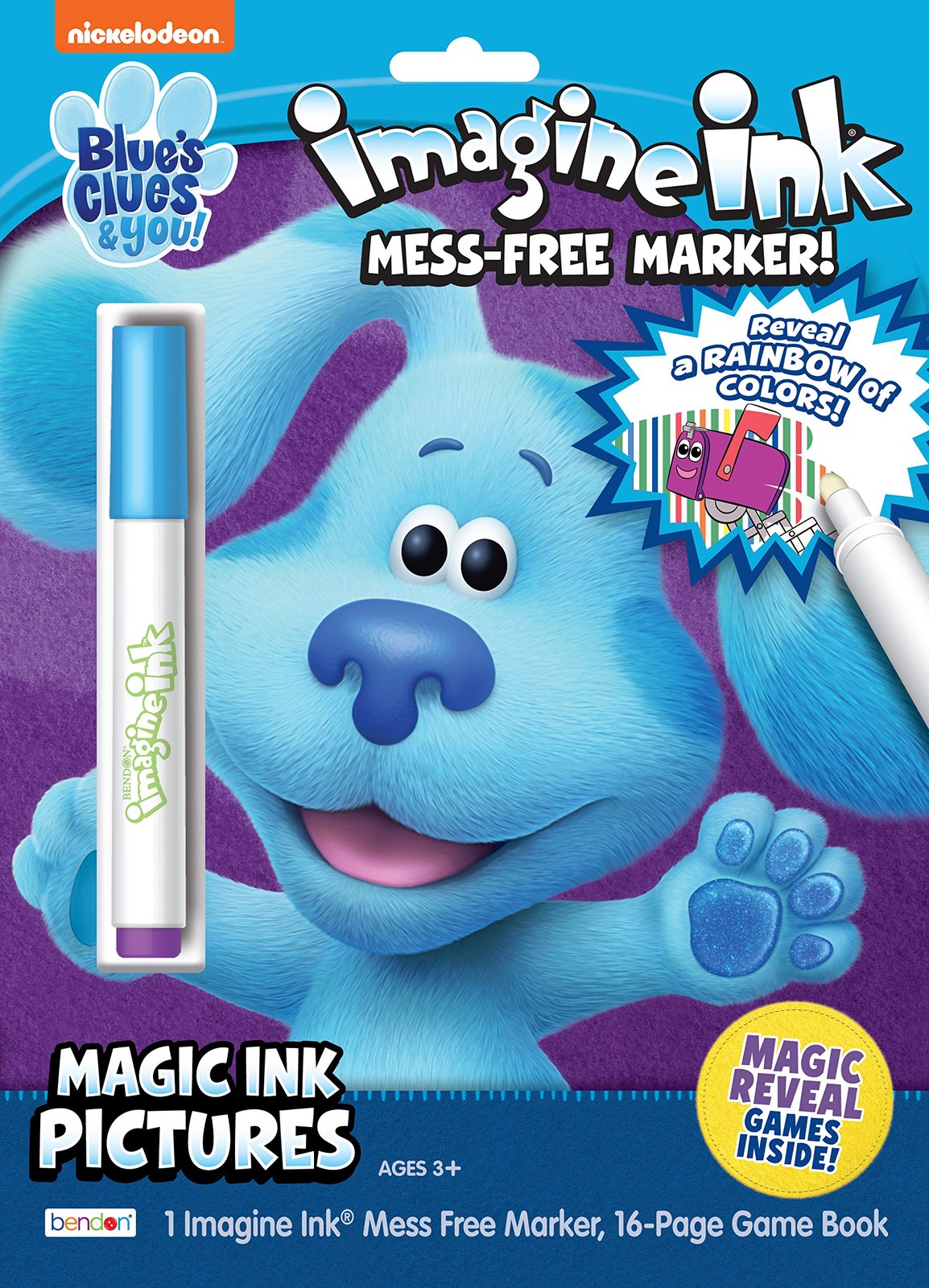 Nickelodeon Blue’s Clues and You 16-Page Imagine Ink Coloring B Toy