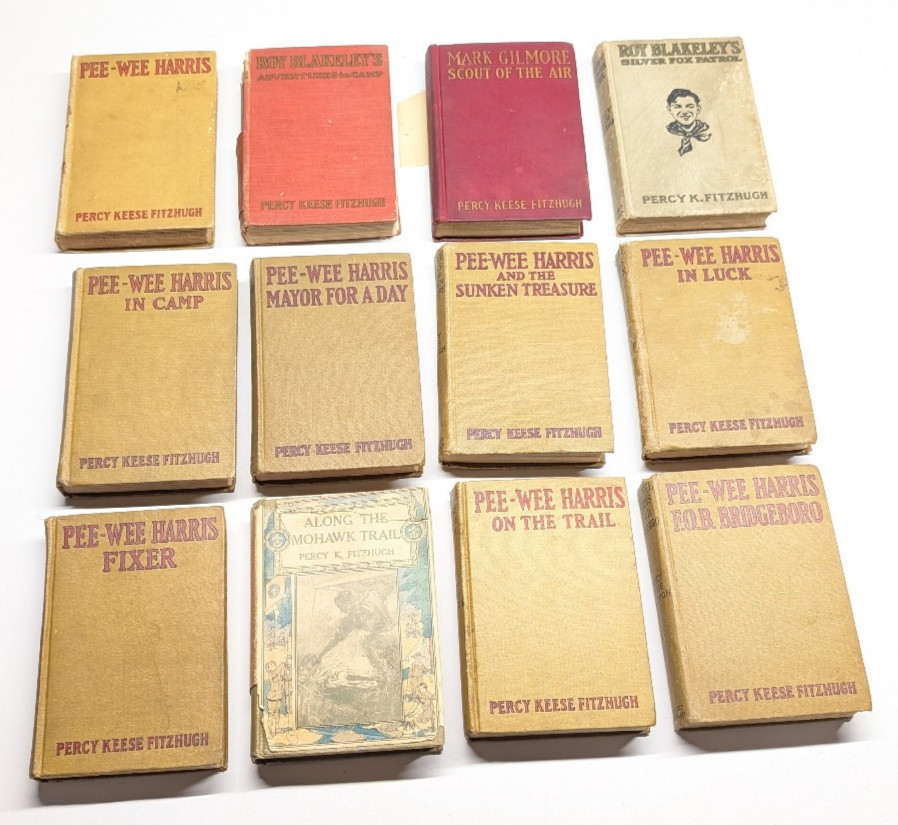 Pee-Wee Harris Boy Scout Book Lot (12) Percy Keese Fitzhugh 1920s Grosset