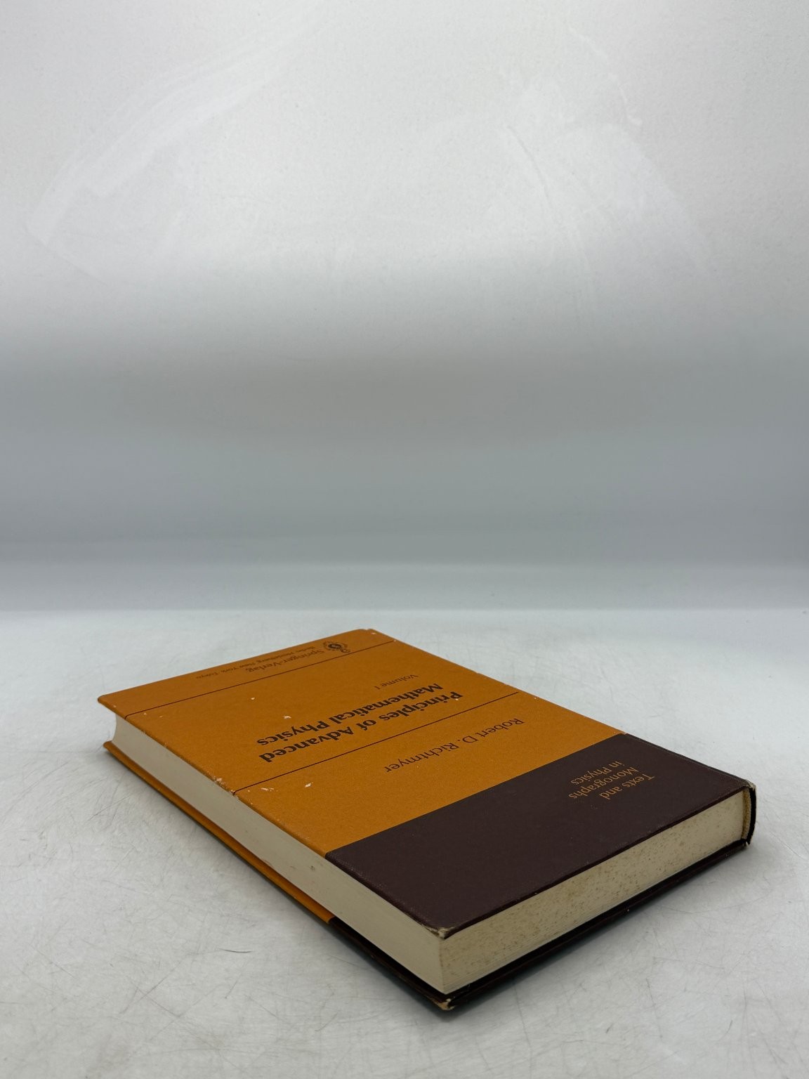 Principles of Advanced Mathematical Physics I Richtmyer 1985 Springer-Verlag