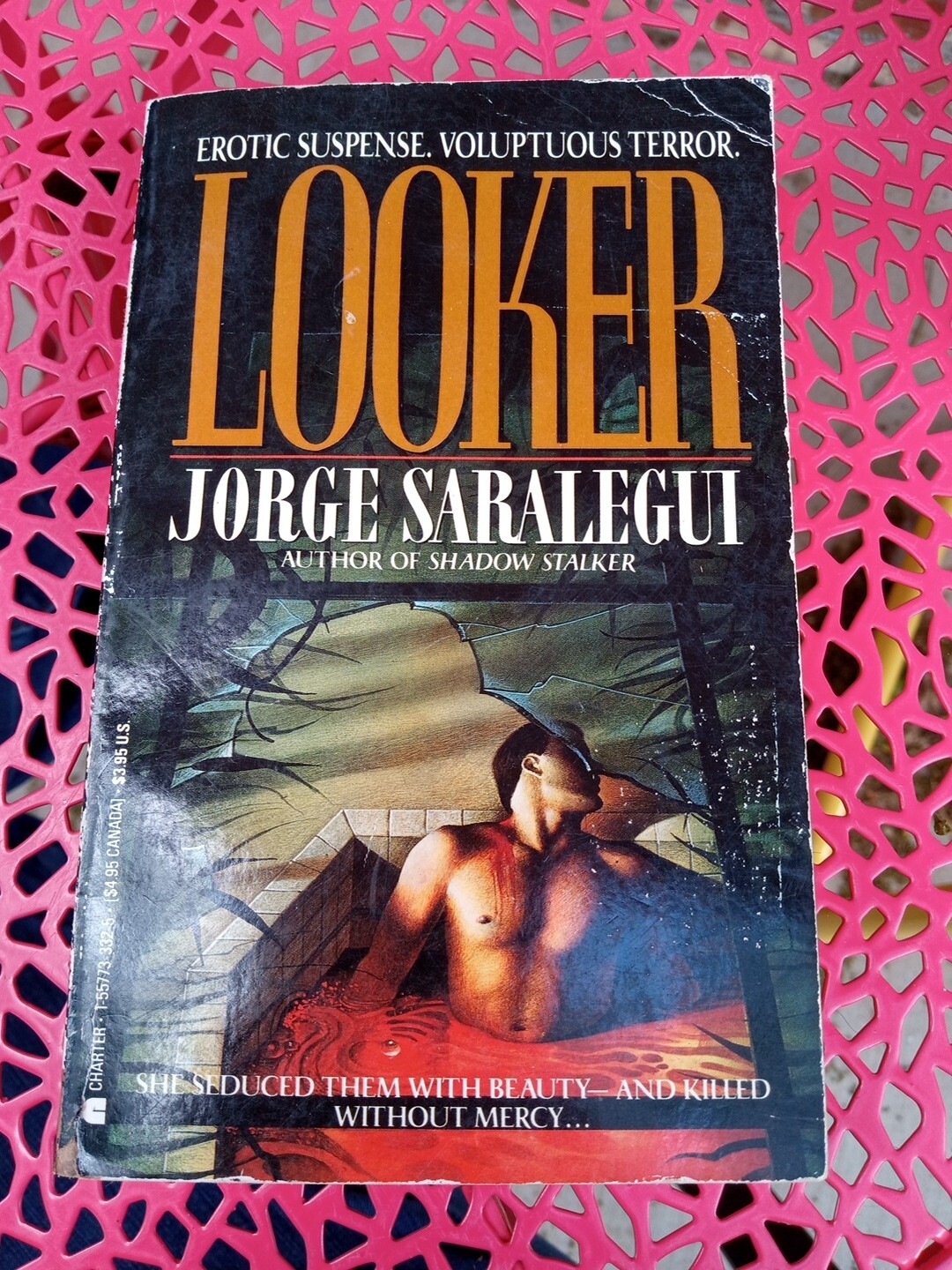 JORGE SARALEGUI Looker Charter Book 1st Edtion Vtg Horror Book Vtg Erotic Horror