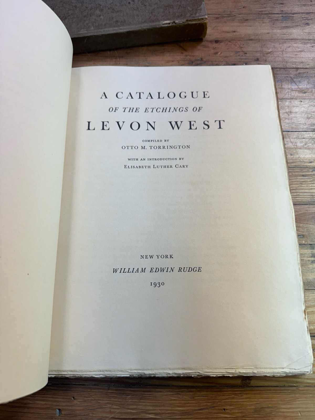 Original First Edition 1930 Etchings of Levon West Limited Edition (# 321) NICE!