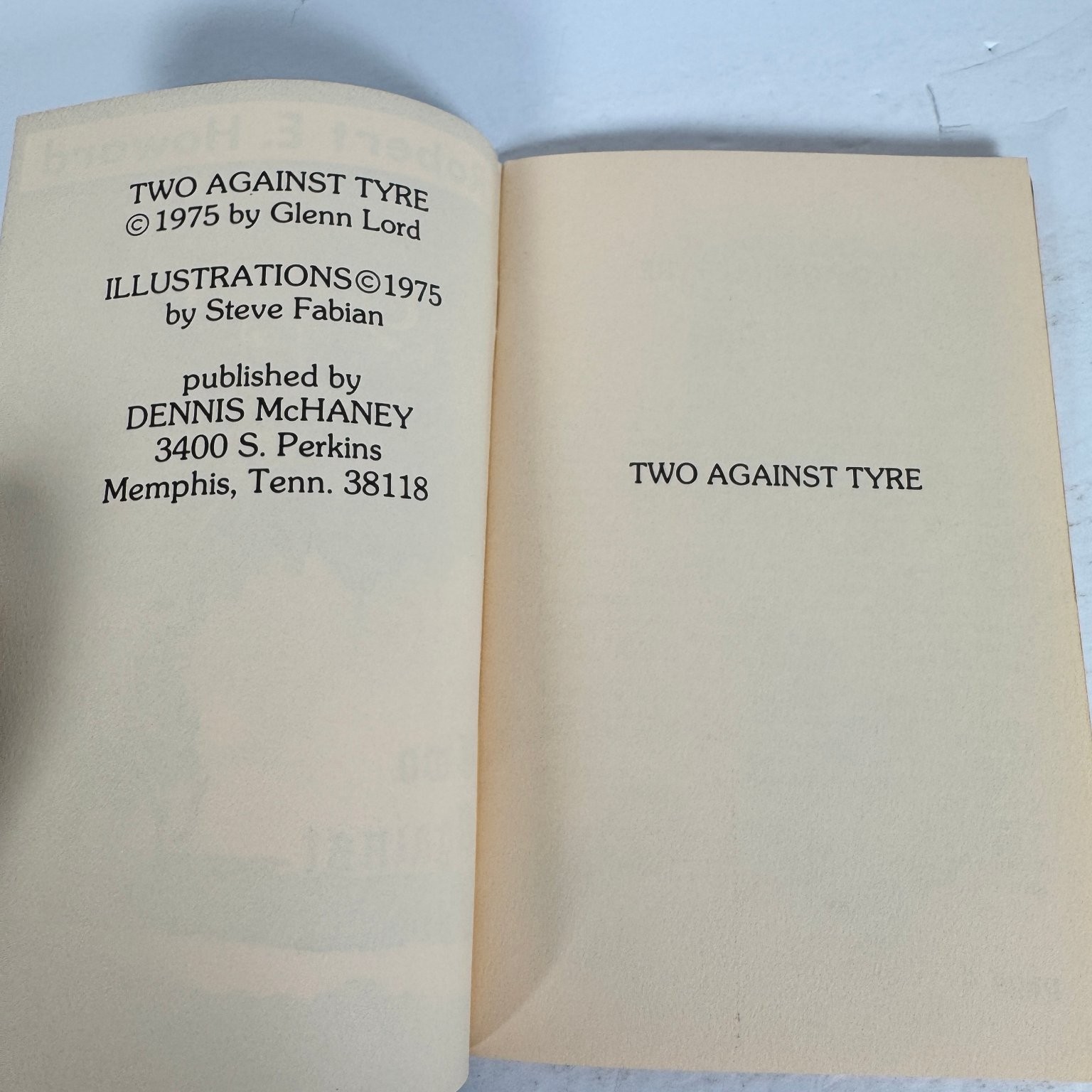 Robert E Howard 1975 Chapbooks Lot Rhymes of Death Grey God McHaney