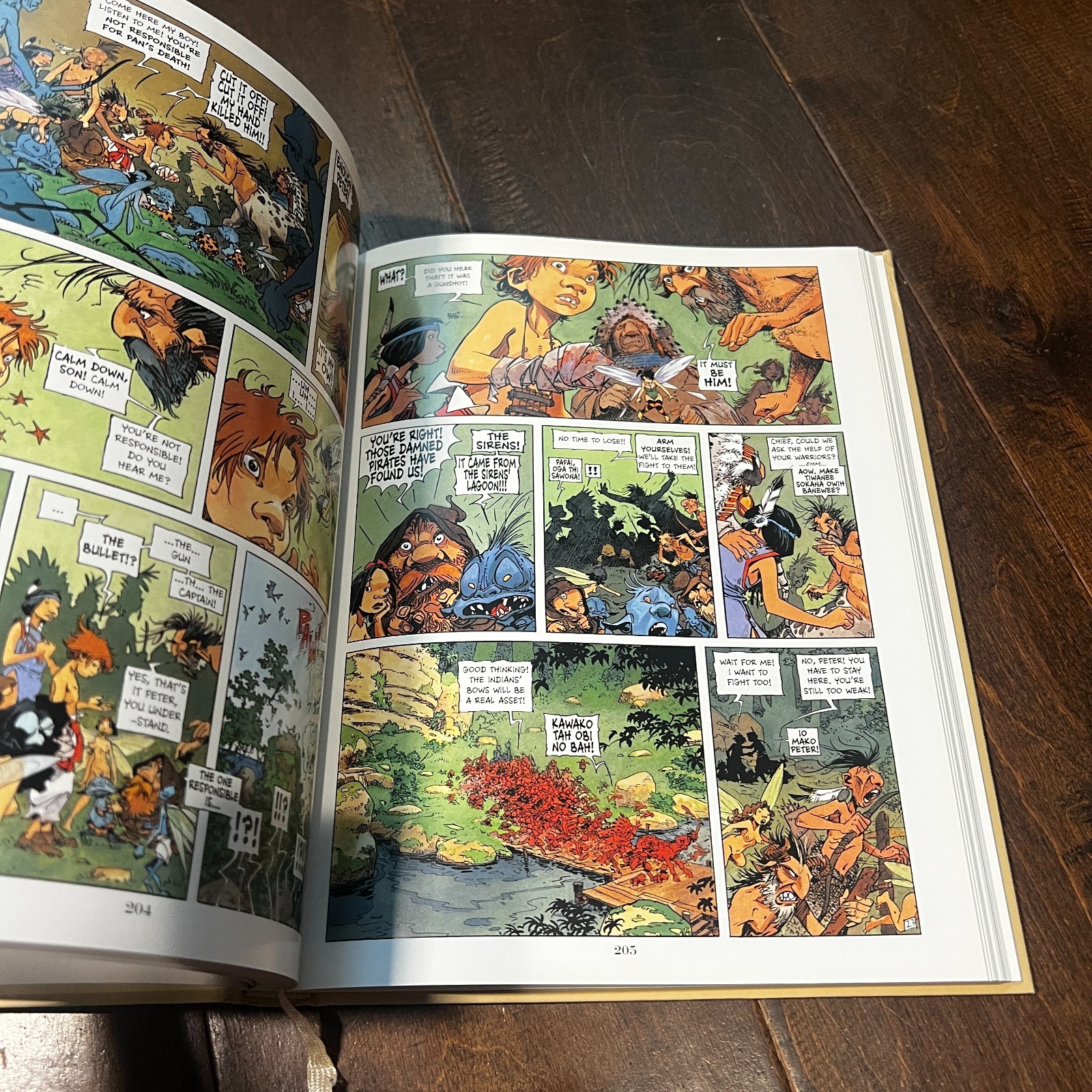 PETER PAN By Regis Loisel 2014 Hardcover Graphic Novel Book French English
