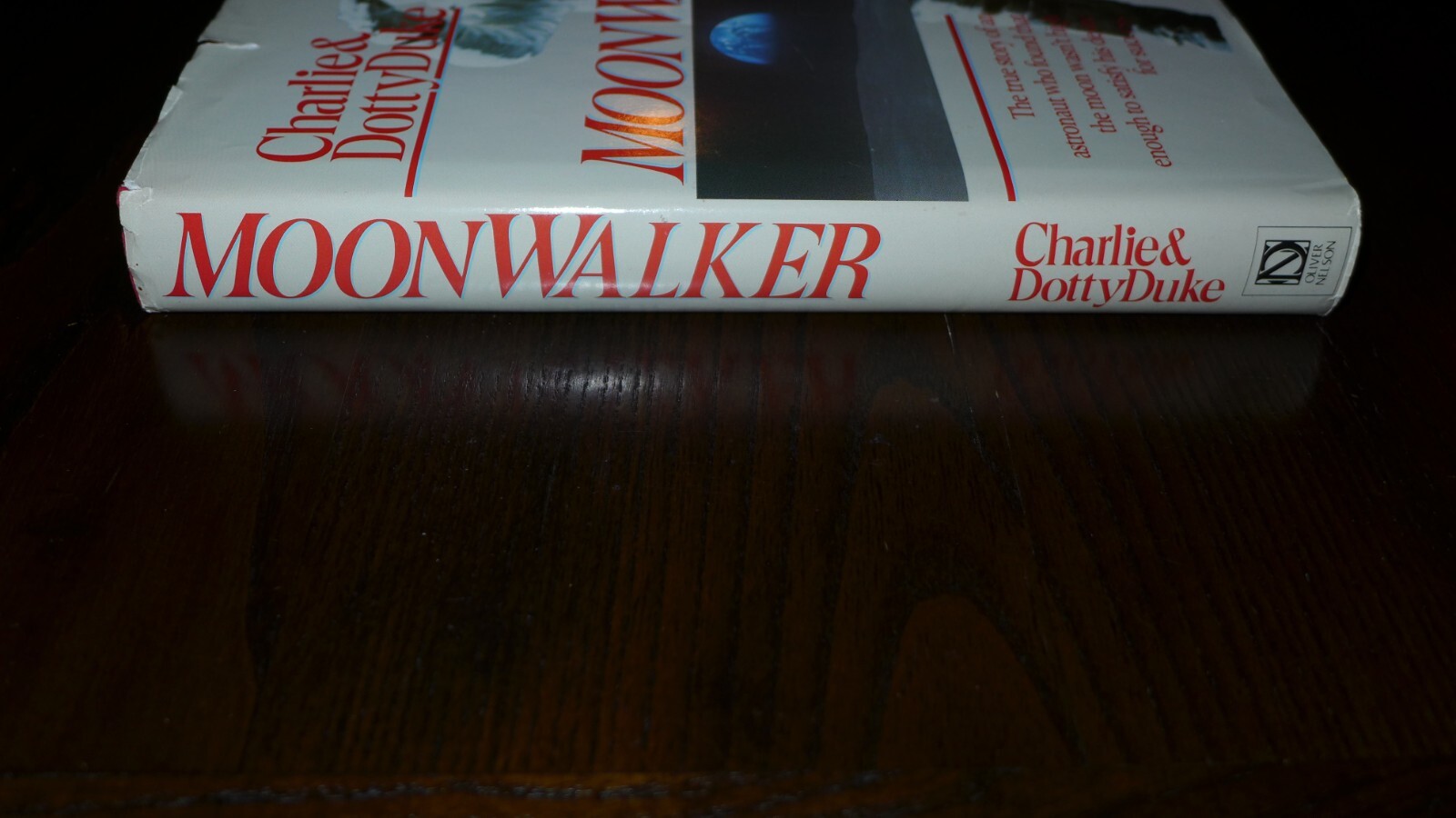 Moonwalker by Charlie & Dotty Duke – Astronaut – Hardcover – Signed by Author