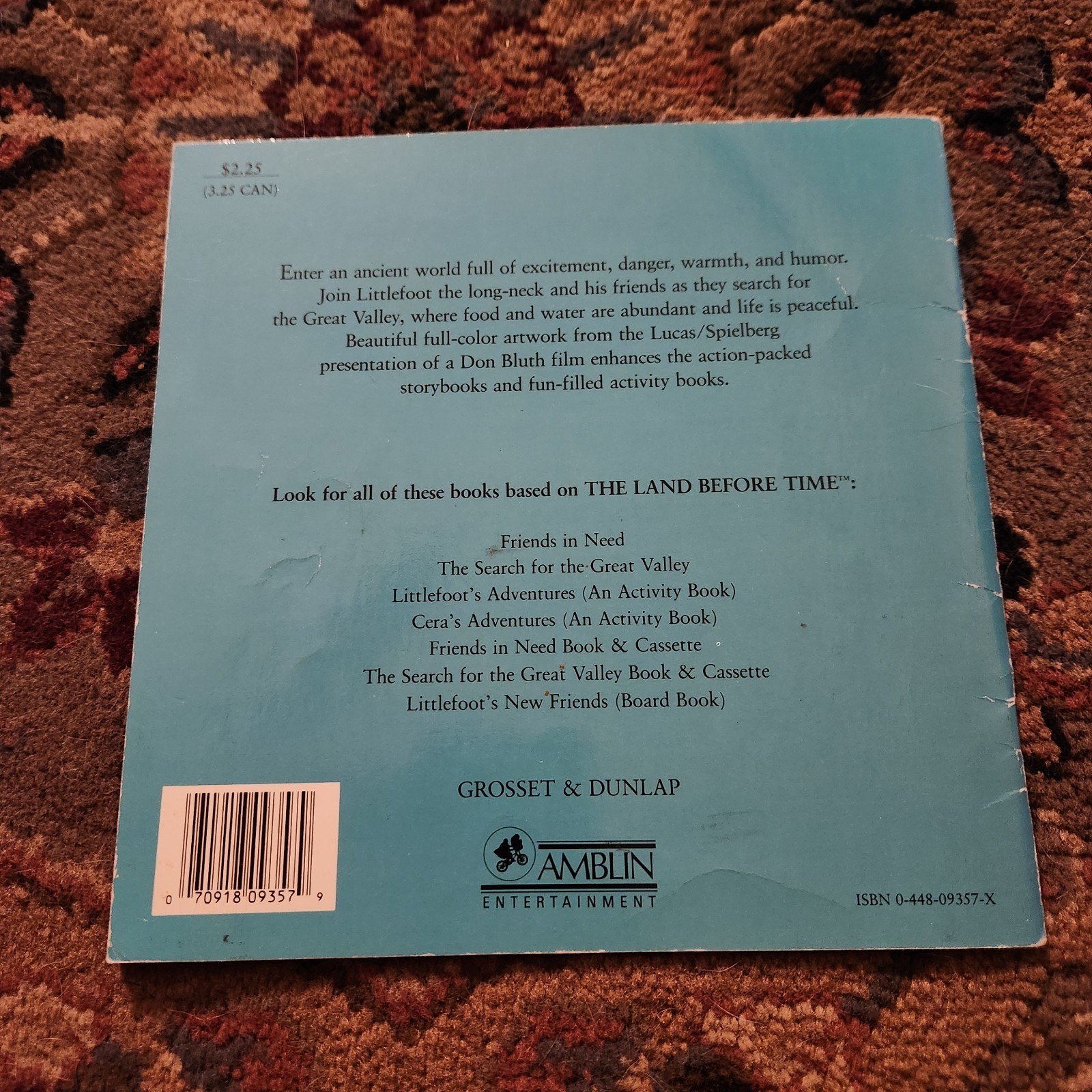 Grosset & Dunlap Land Before Time: Search for the Great Valley PB 1988