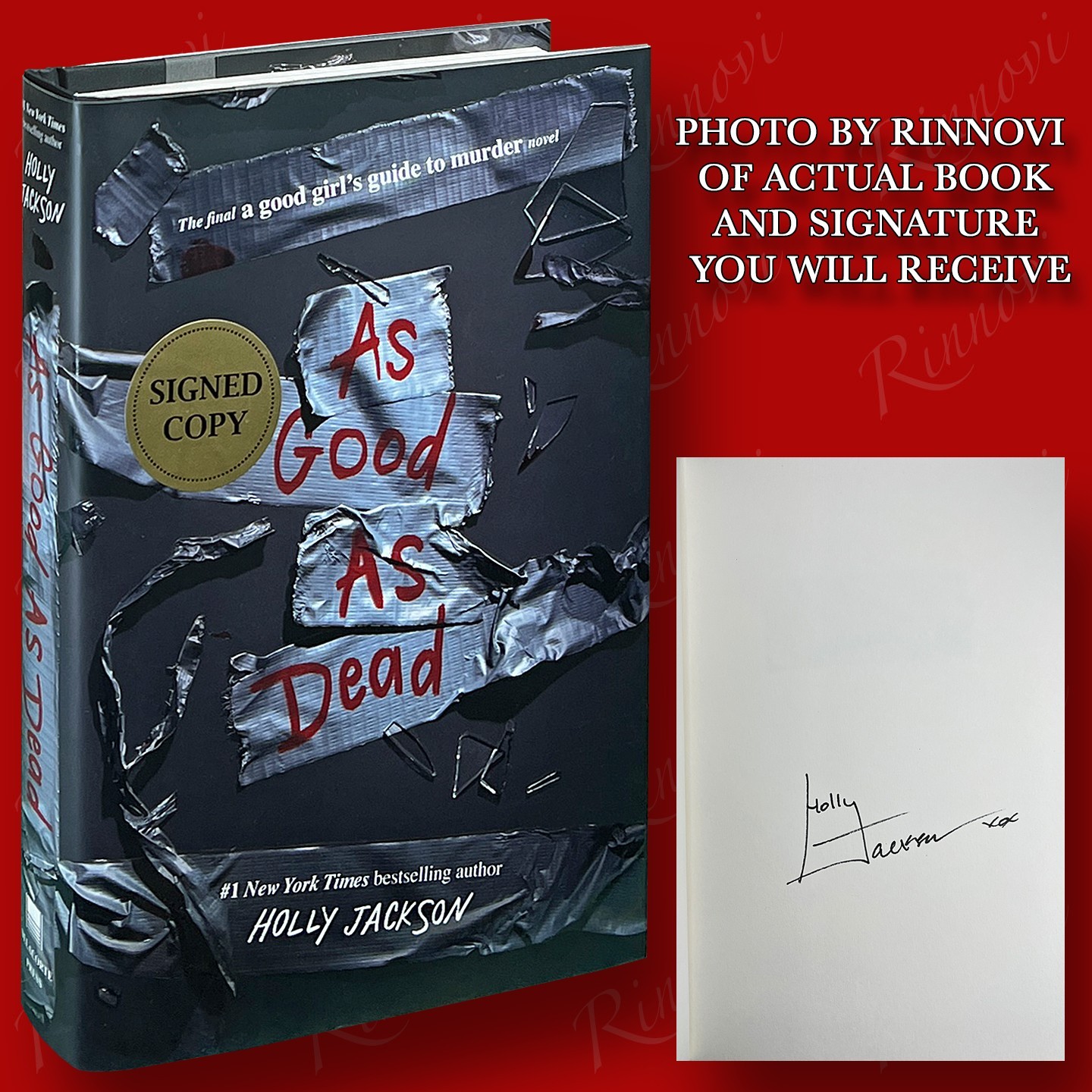 As Good As Dead SIGNED Holly Jackson (2021,HC,1st/1st) BRAND NEW