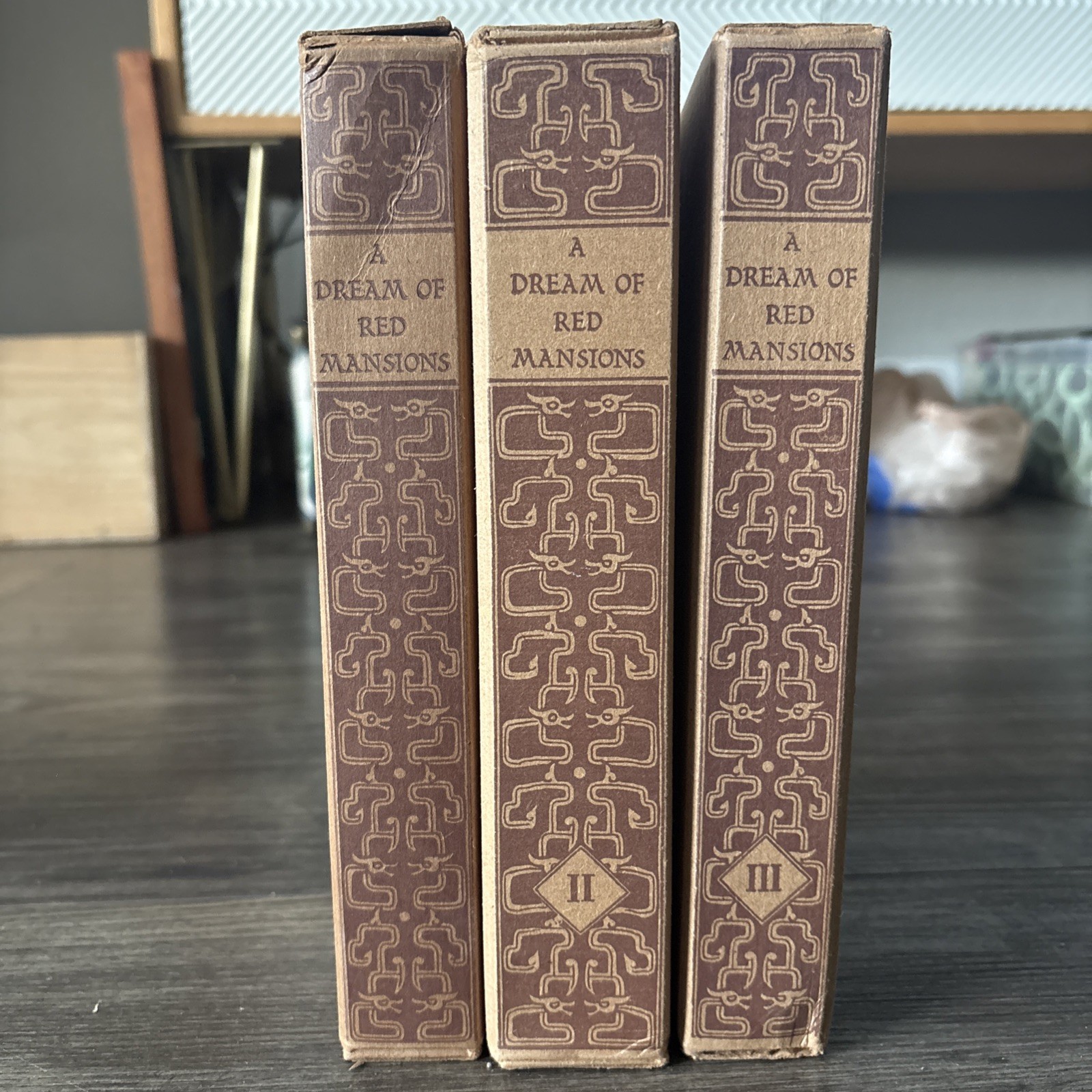 A Dream of Red Mansions Volumes 1, 2 & 3, Illustrations, Dust Jackets & Box EUC