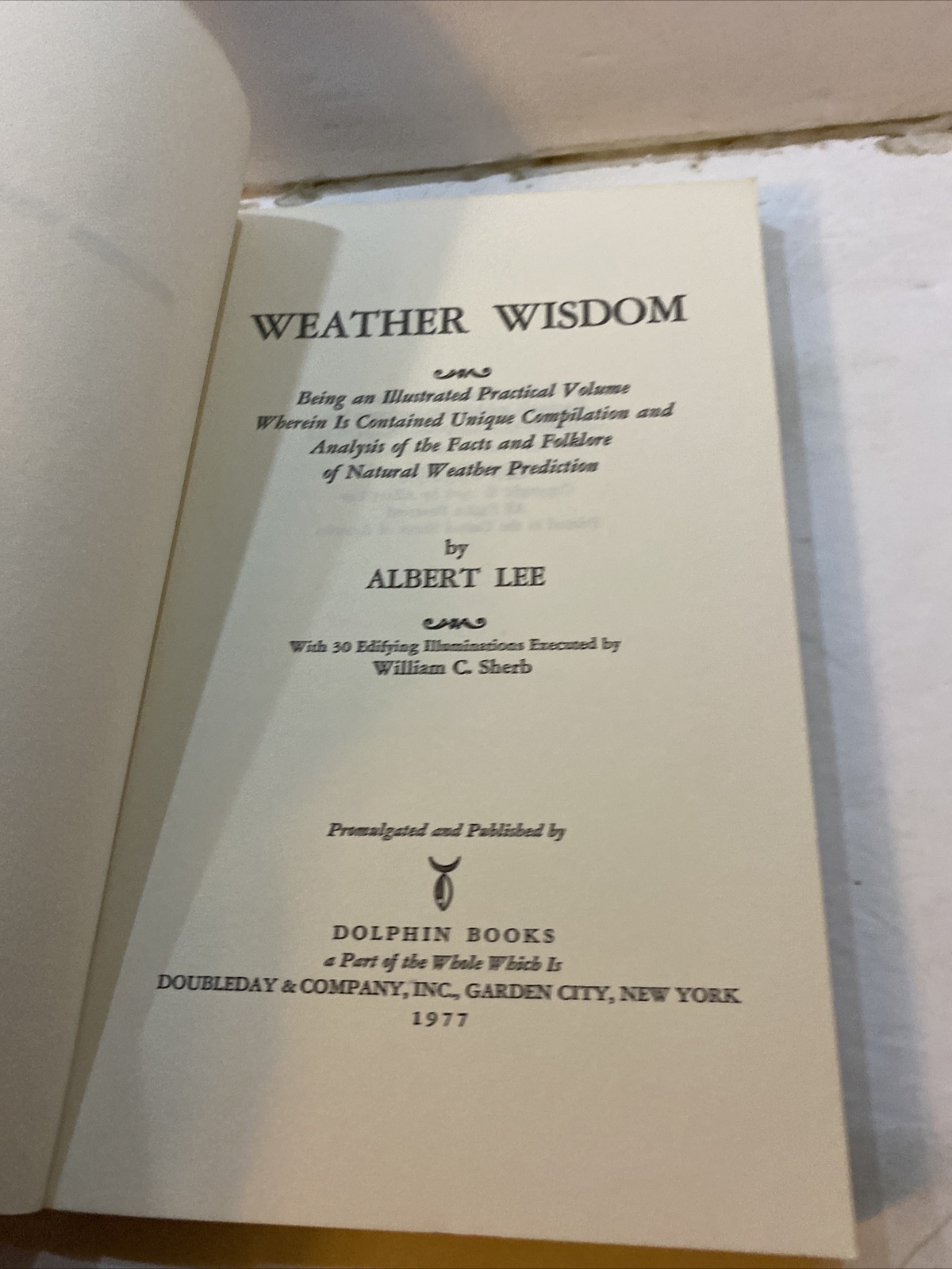 Weather Wisdom – Albert Lee (Paperback, 1977)