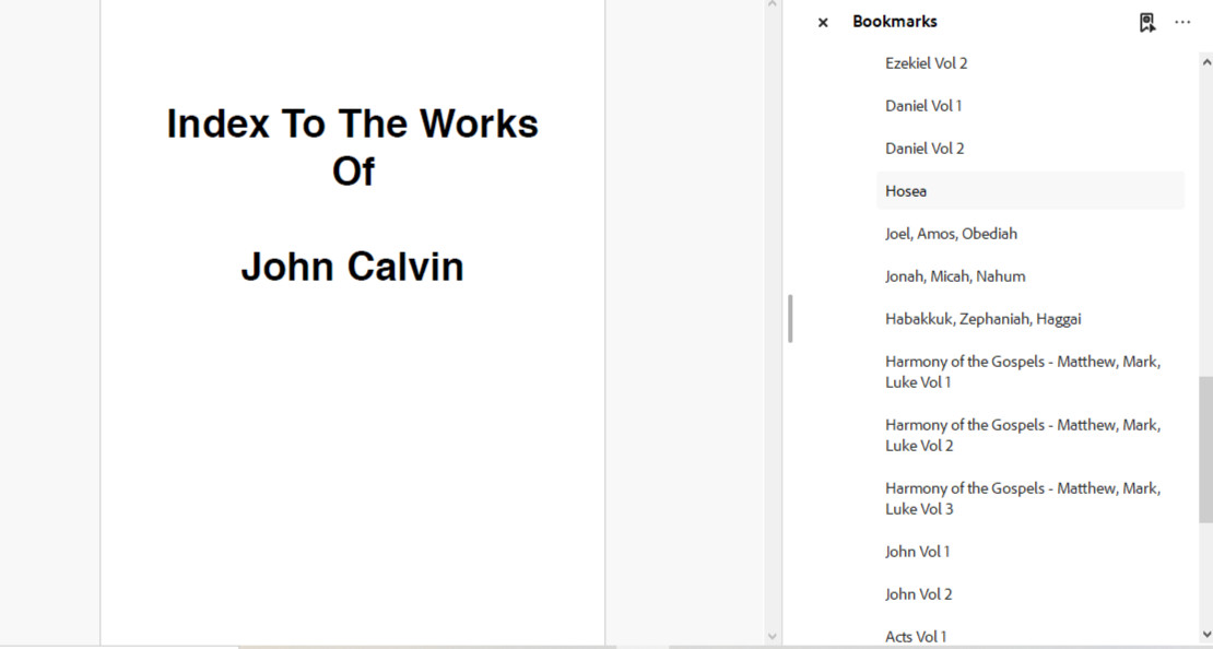 The Works of John Calvin – Bible Commentary Library (PDF E-Book Set) on CD-ROM
