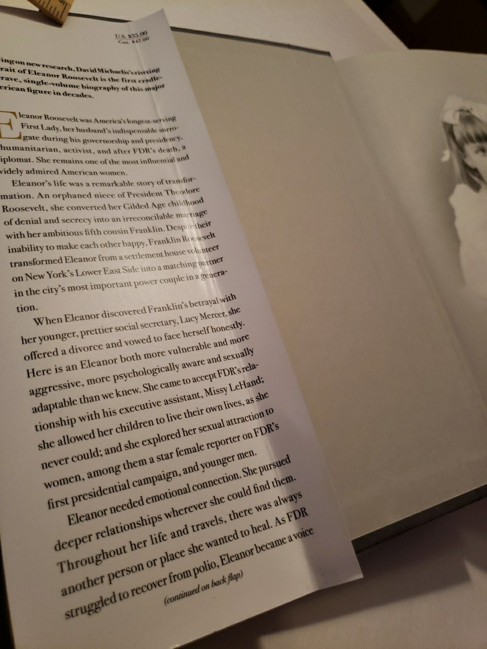Eleanor Roosevelt by David Michaelis (2020, Hardcover) First Ladies Biography