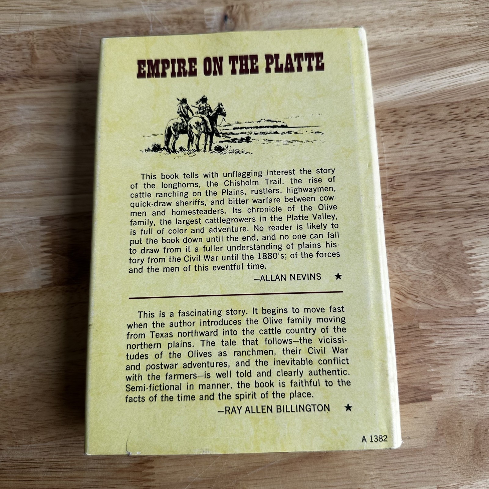Empire on the Platte by Richard Crabb 1967 First Edition Signed & Inscribed