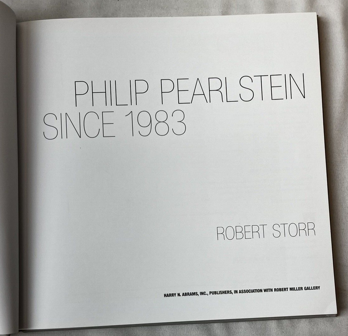 Philip Pearlstein: Since 1983 – Robert Storr 2002 HC DJ
