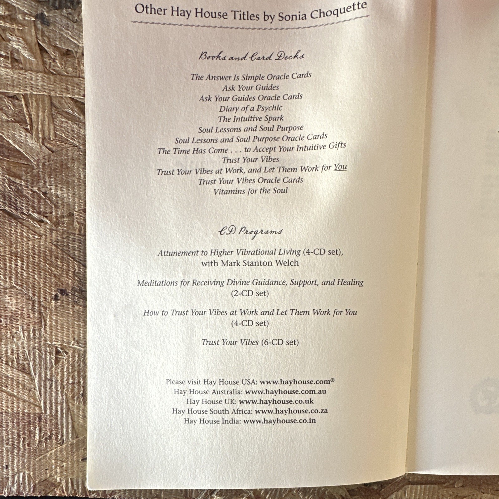 Sonia Choquette The Answer Is Simple Trade Paperback Hay House 2011 1st ISBN