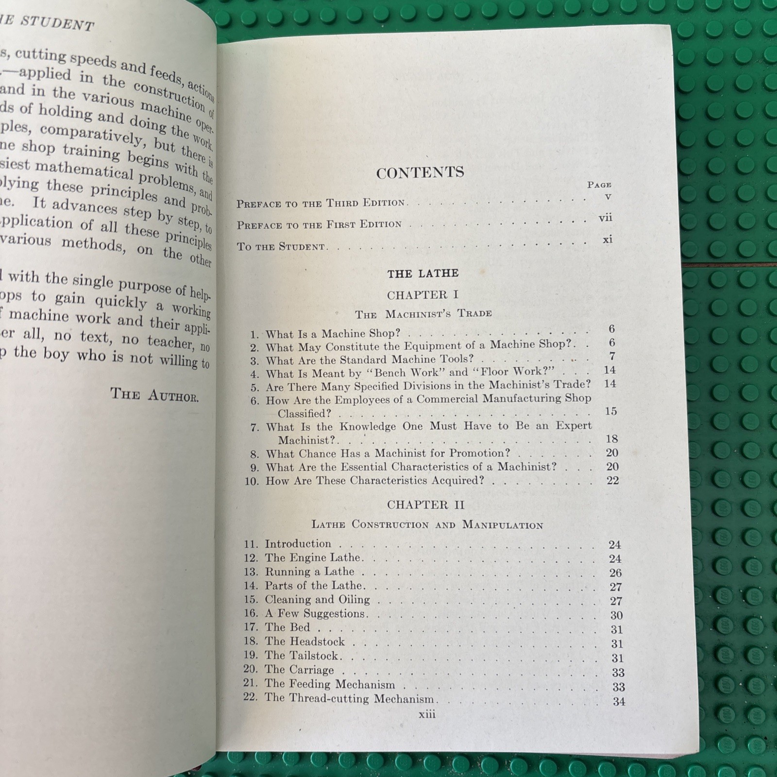 MACHINE TOOL OPERATION PART 1 LATHE BENCH FORGE BOOK HENRY D BURGHARDT VINTAGE