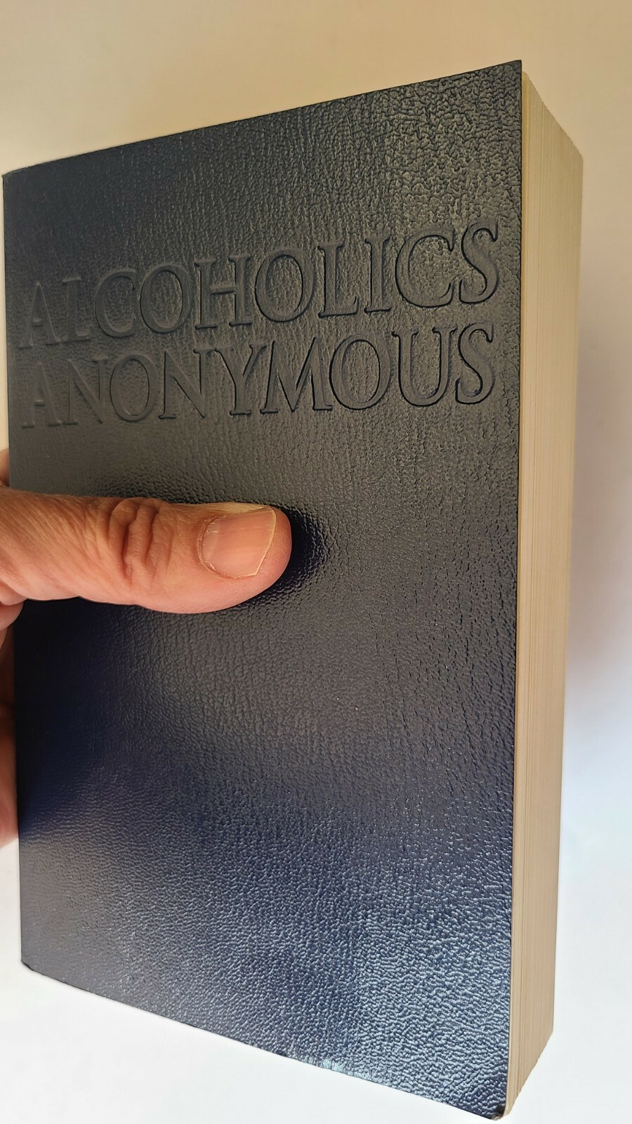 Alcoholics Anonymous 4TH EDITION BIG BOOK Blue Soft Cover Small 4.5 in x 7 in