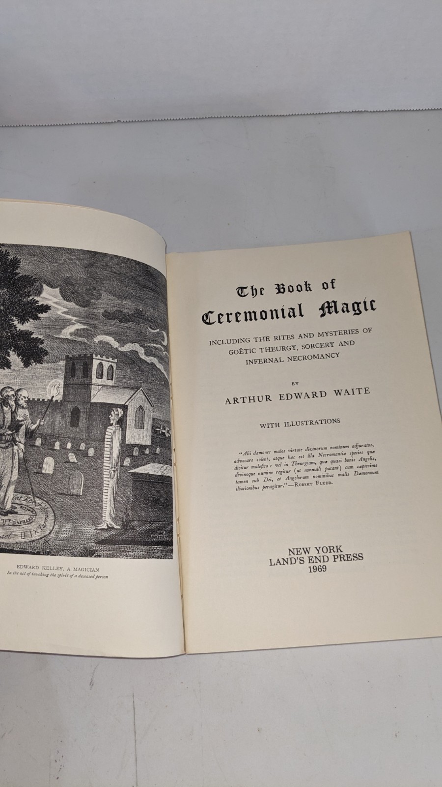RARE Ceremonial Black Magic by A. E. Waite Occult Ritual Paperback 1969 1st Ed.