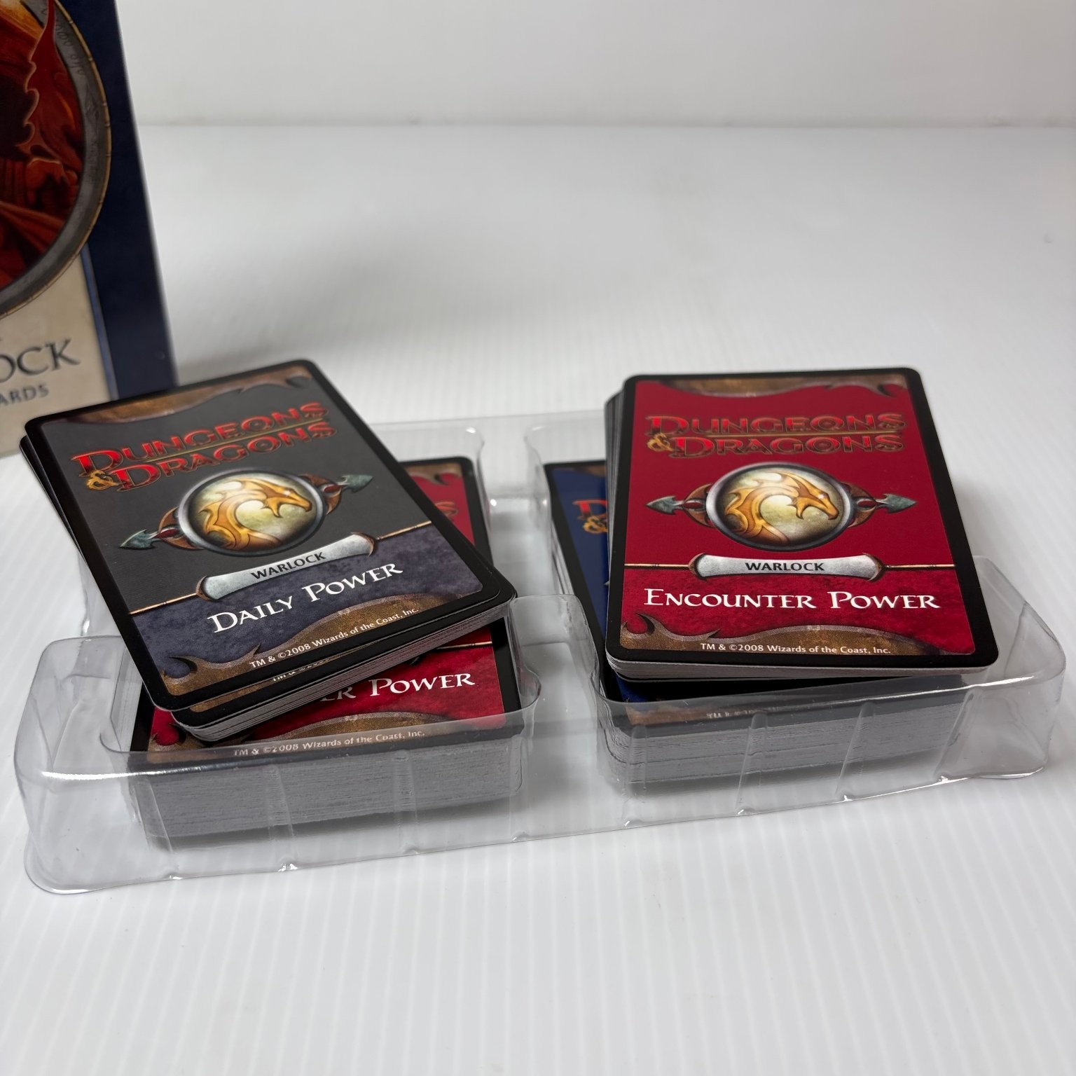 Dungeons & Dragons Warlock Power Cards Wizards of the Coast Card Game Age 12+