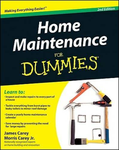 Home Maintenance For Dummies – Paperback By Carey, James – VERY GOOD