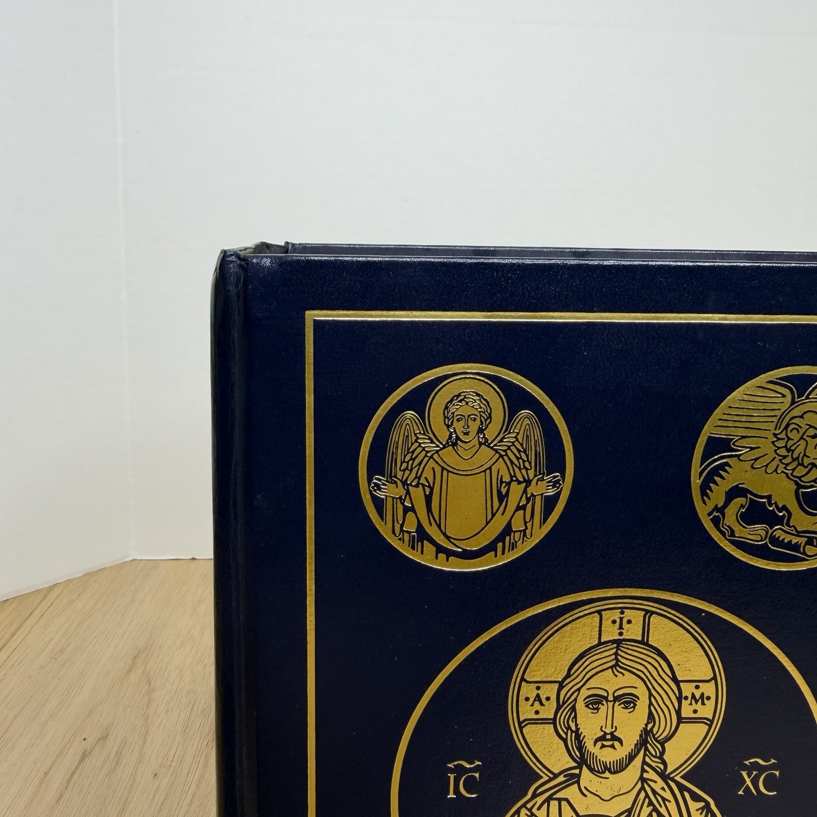 IGNATIUS HOLY BIBLE RSV SECOND CATHOLIC ED LARGE PRINT BLUE LEATHER HARDCOVER
