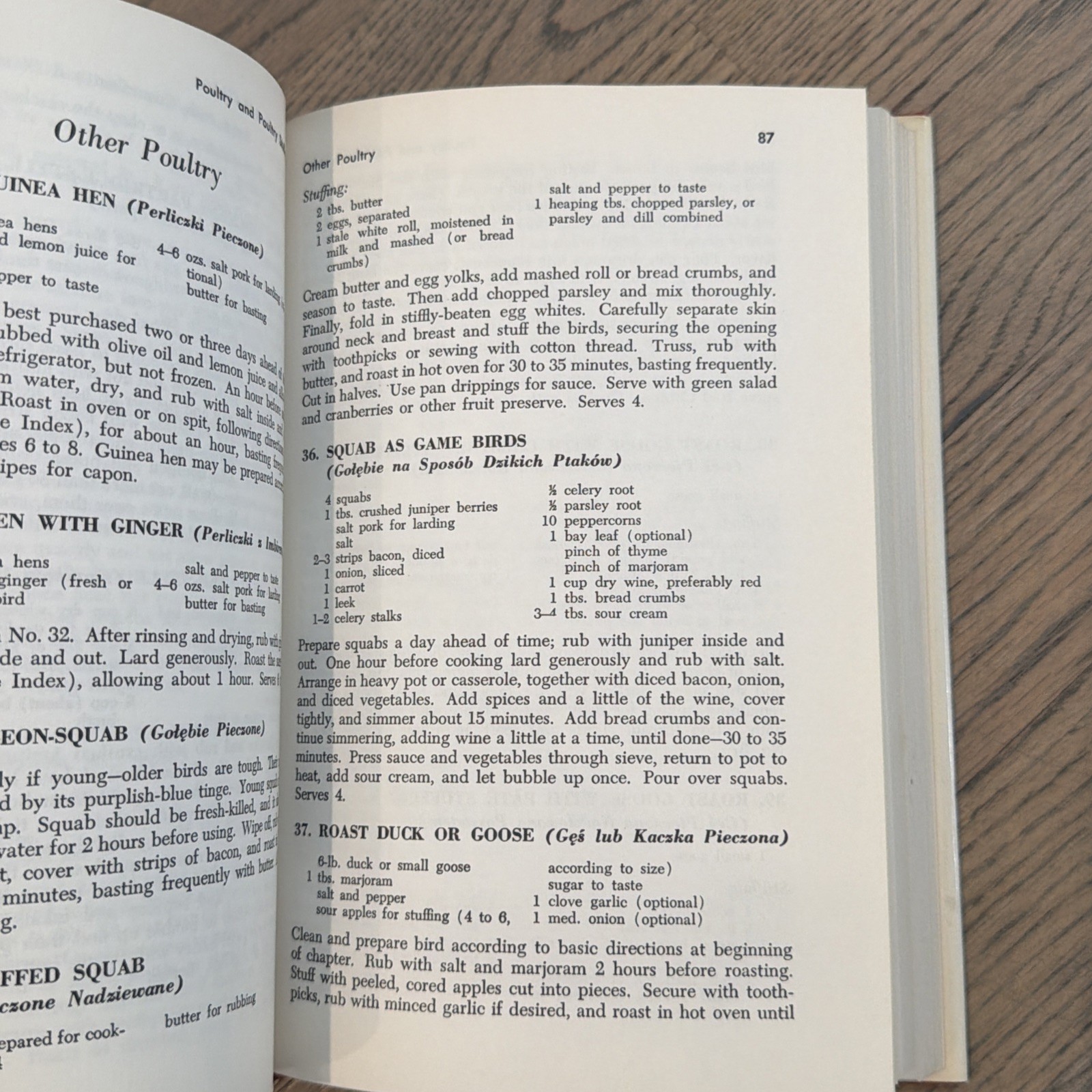 Polish Cookery Universal Cookbook Marja Ochorowicz-Monatowa HC 1972